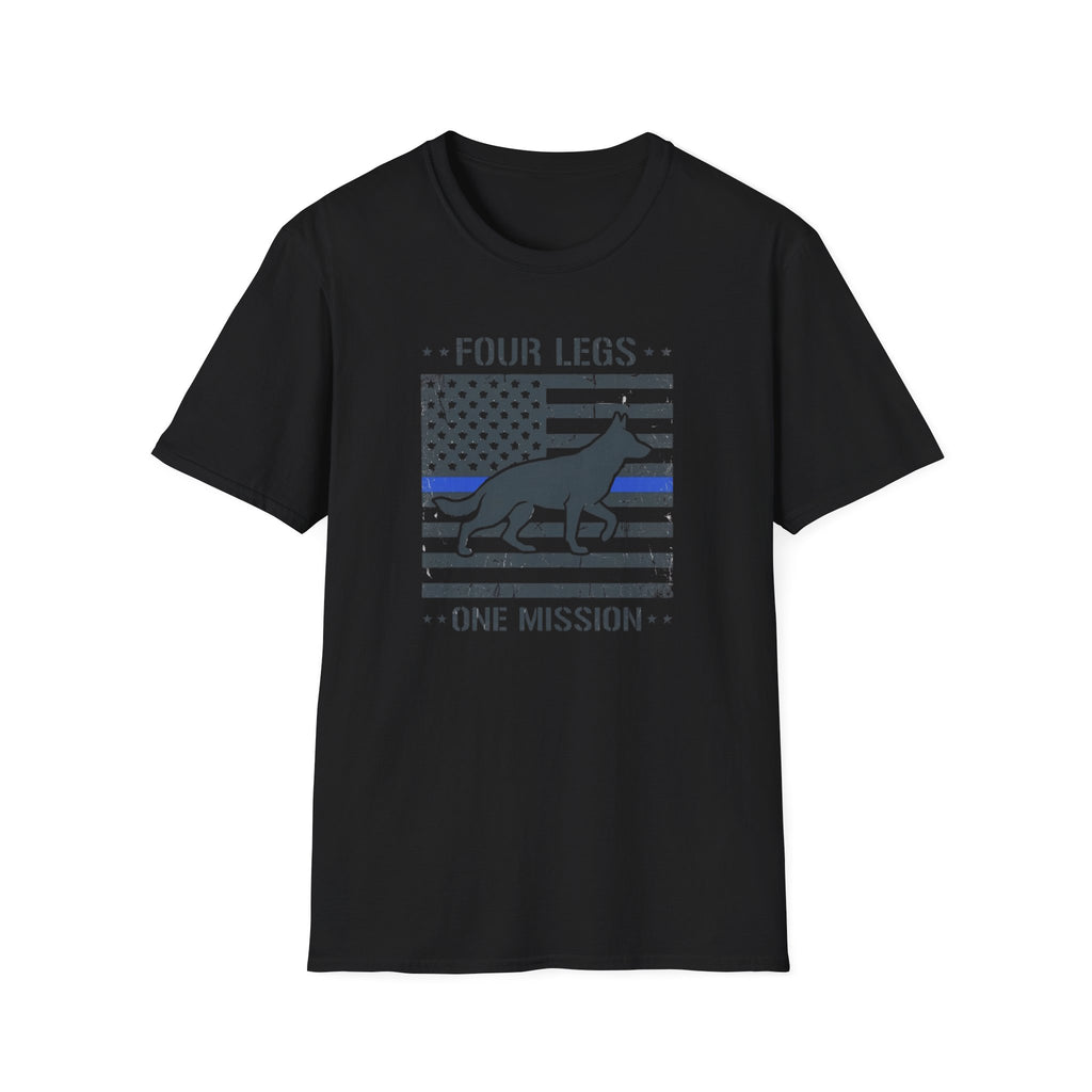 Blue Line. One Mission T-Shirt