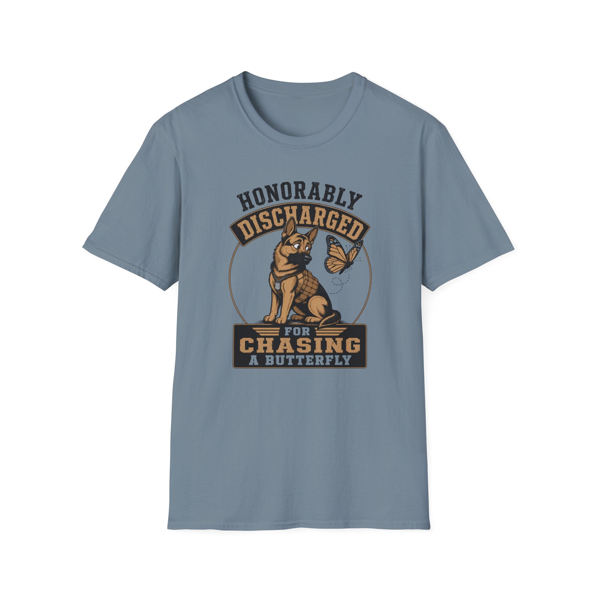 Honorably Discharged For Chasing A Butterfly T-Shirt