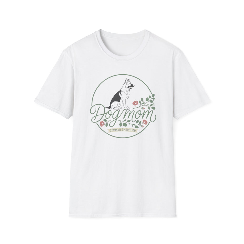 GSD Mom & Flowers T-Shirt