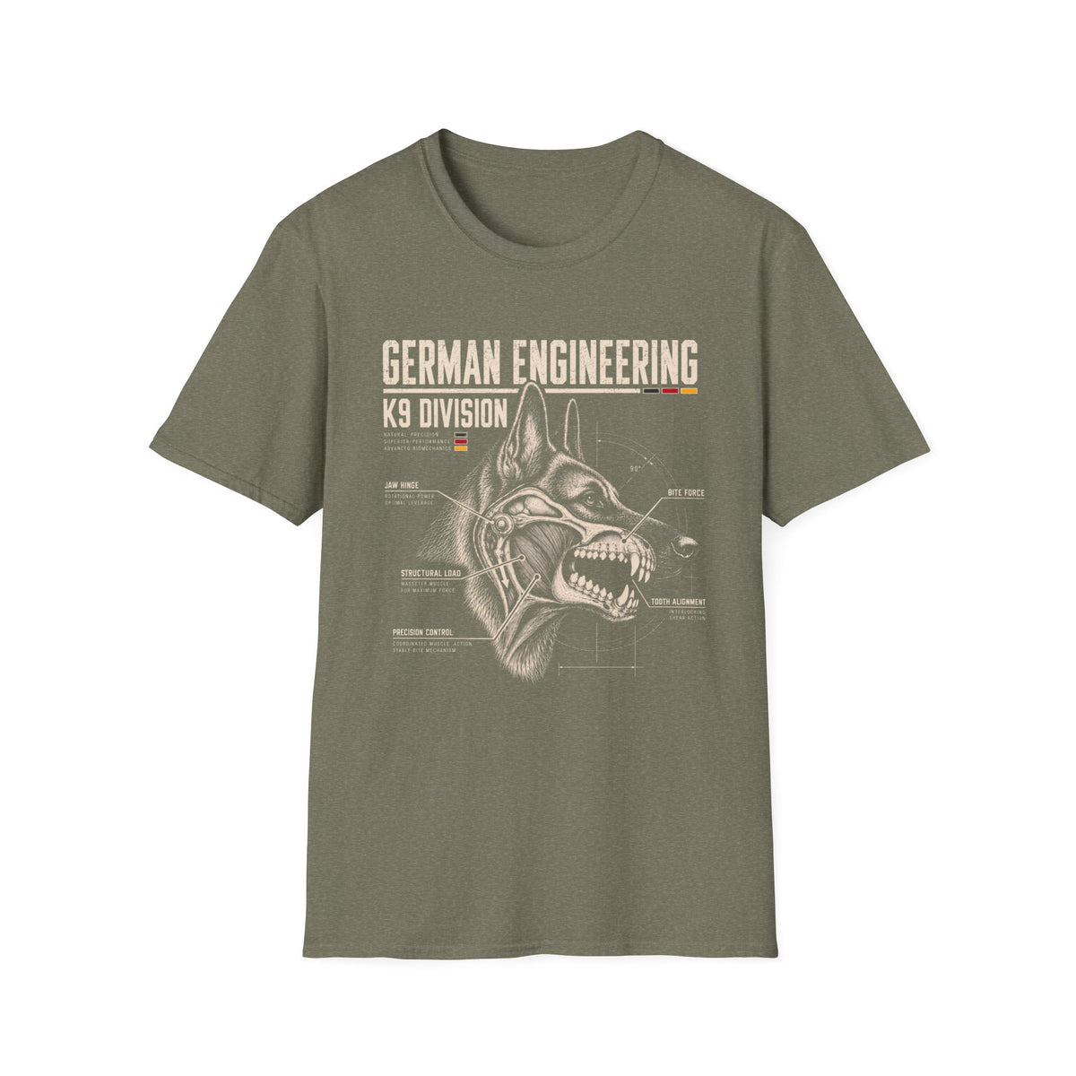 German Engineering K9 Division T-Shirt