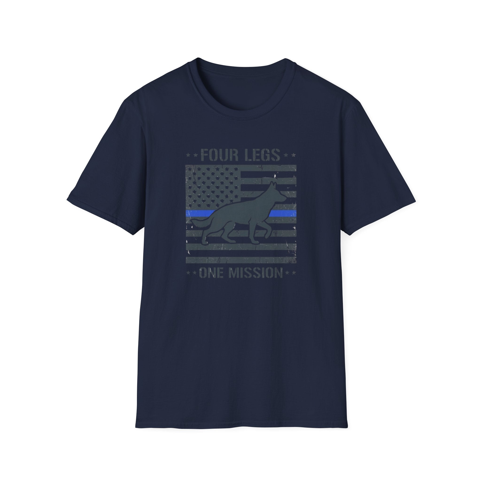 Blue Line. One Mission T-Shirt