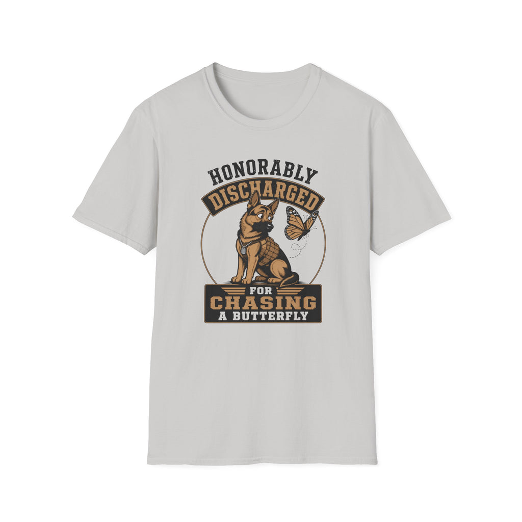 Honorably Discharged For Chasing A Butterfly T-Shirt