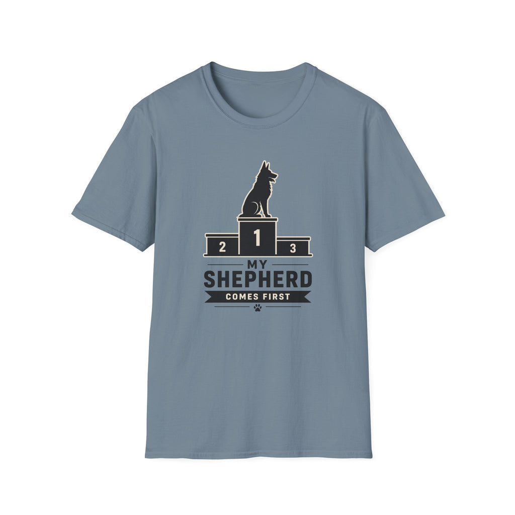 My Shepherd Comes First T-Shirt