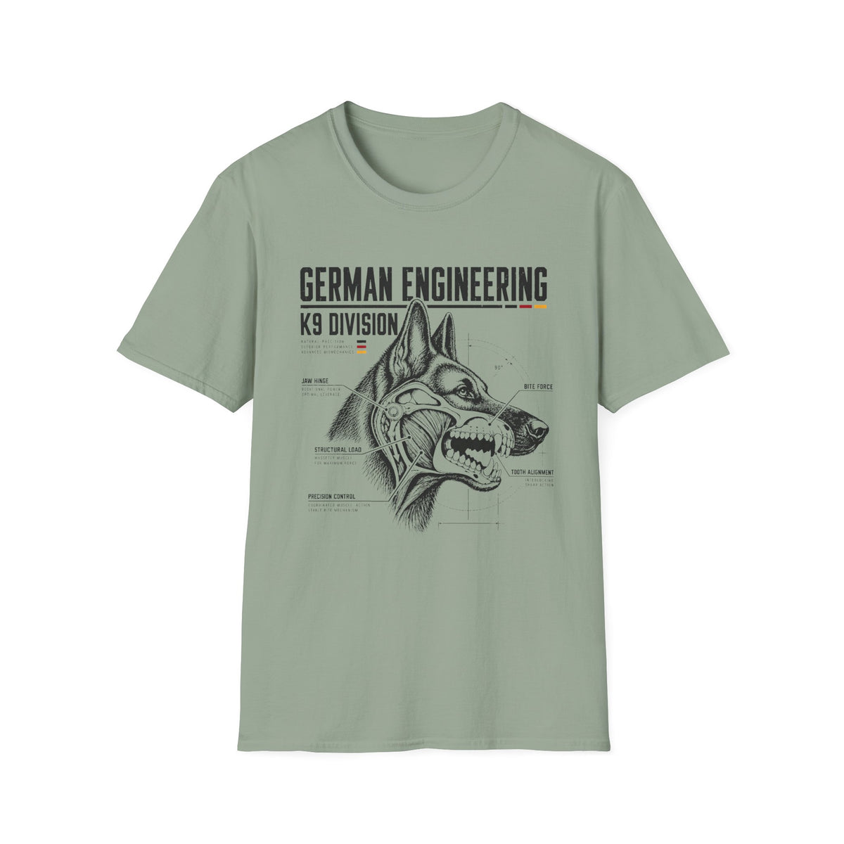 German Engineering K9 Division T-Shirt