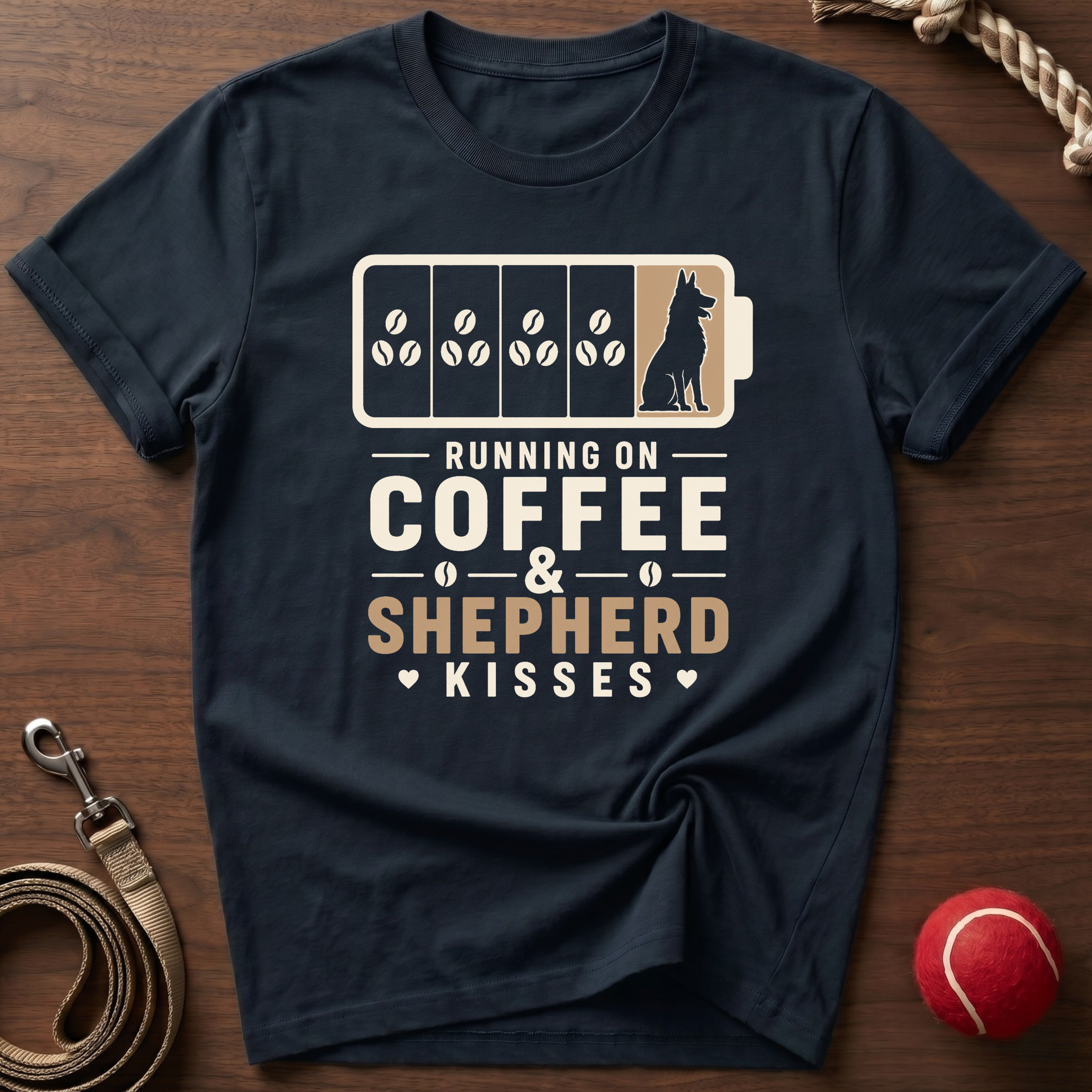 Running On Coffee & Shepherd Kisses T-Shirt
