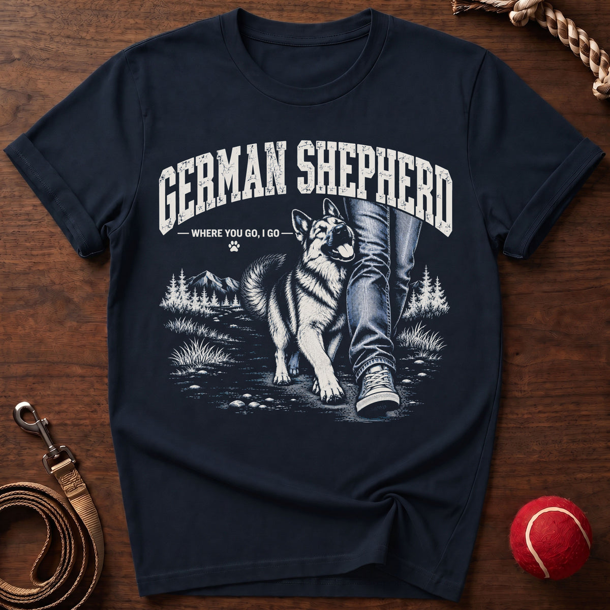 Where You Go, I Go T-Shirt