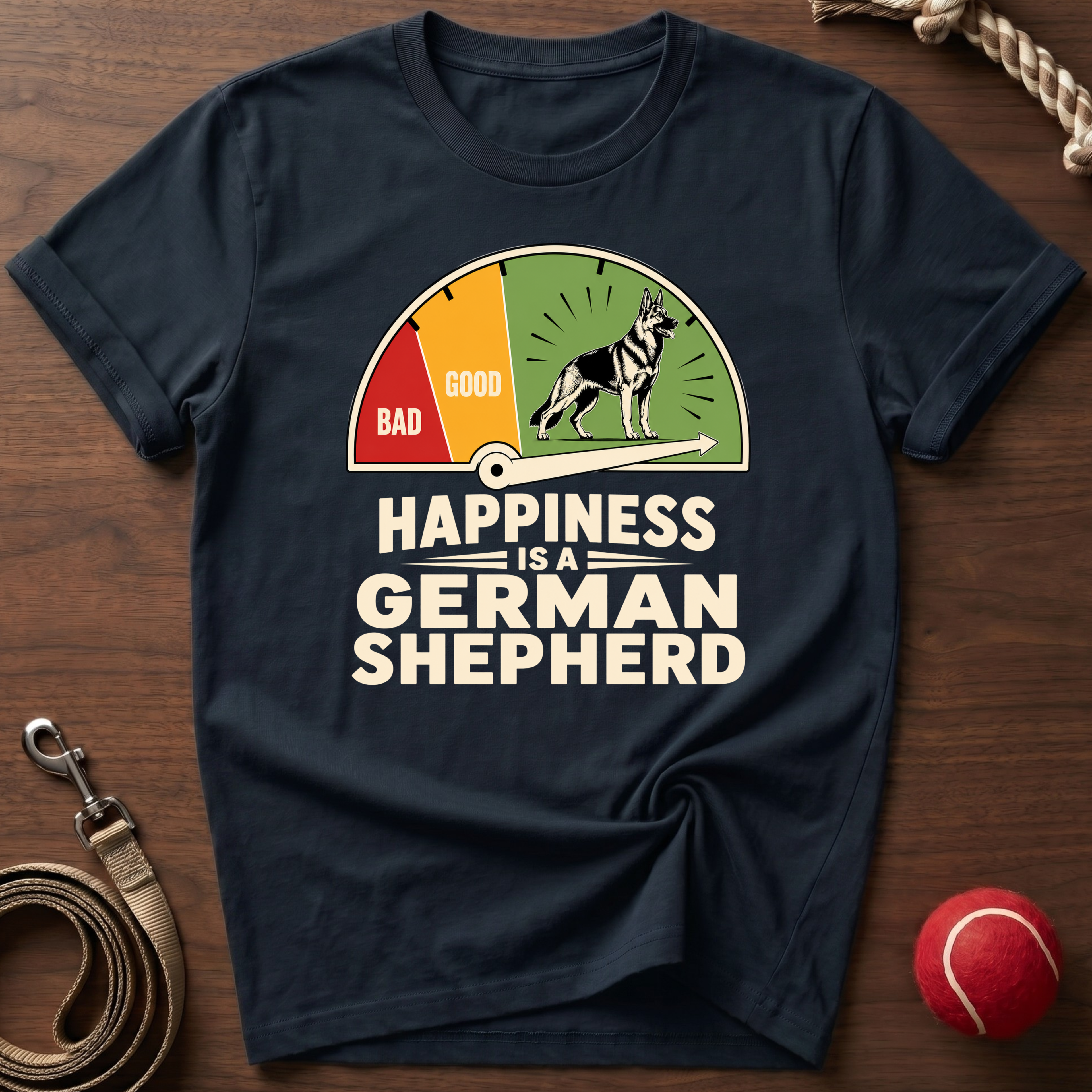 Happiness Is A German Shepherd T-Shirt