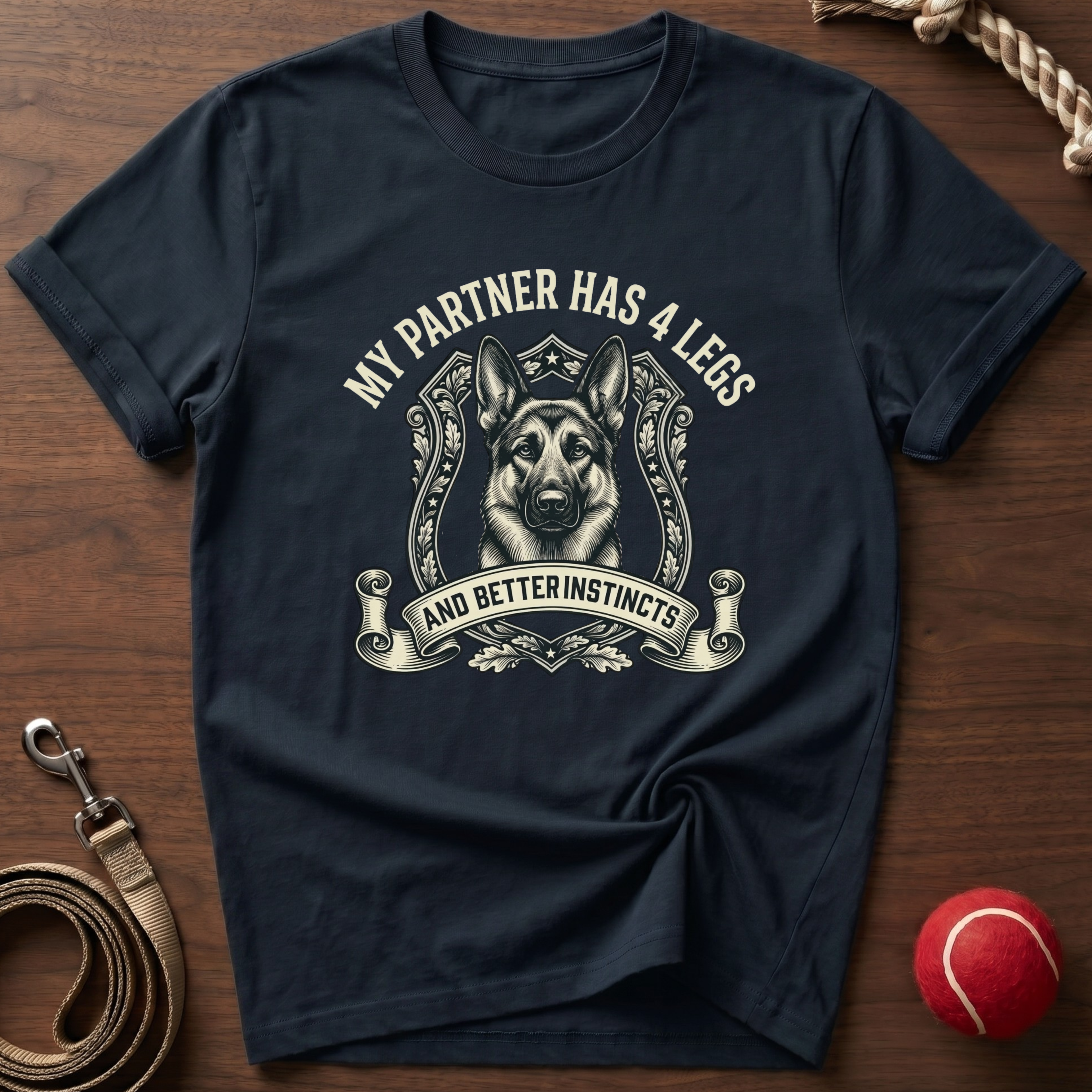 My Partner Has 4 Legs T-Shirt