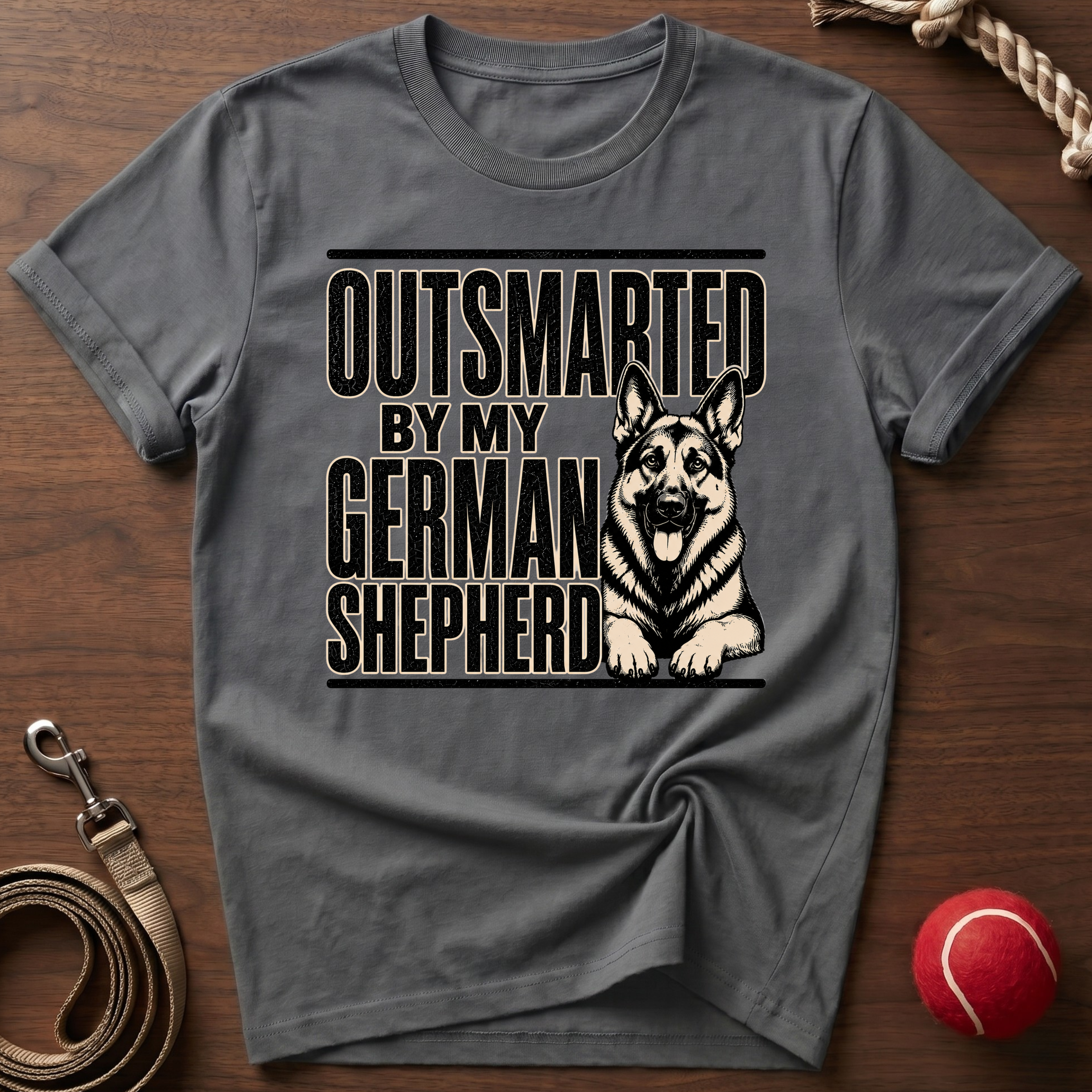 Outsmarted By My German Shepherd T-Shirt