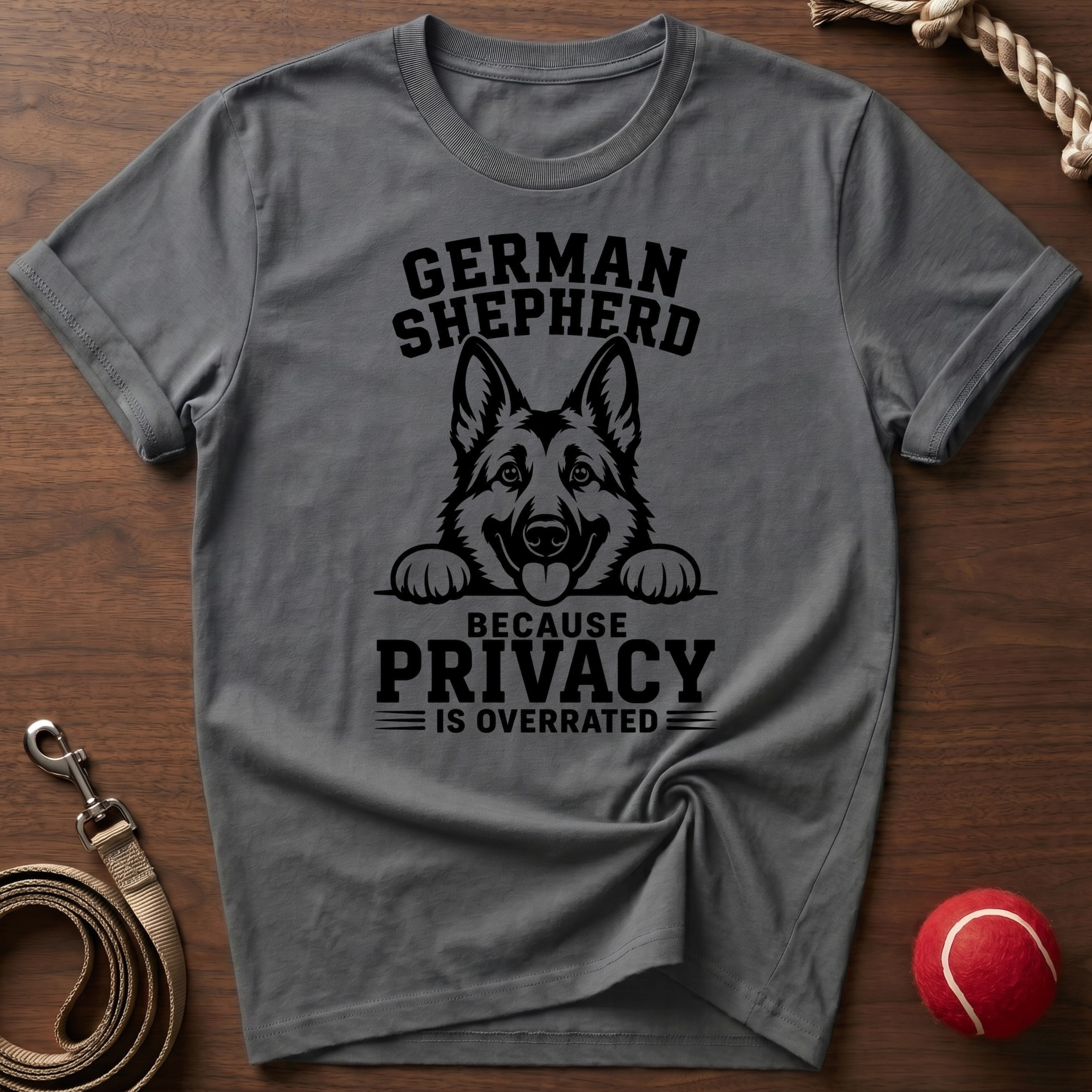 German Shepherd: Privacy Is Overrated T-Shirt