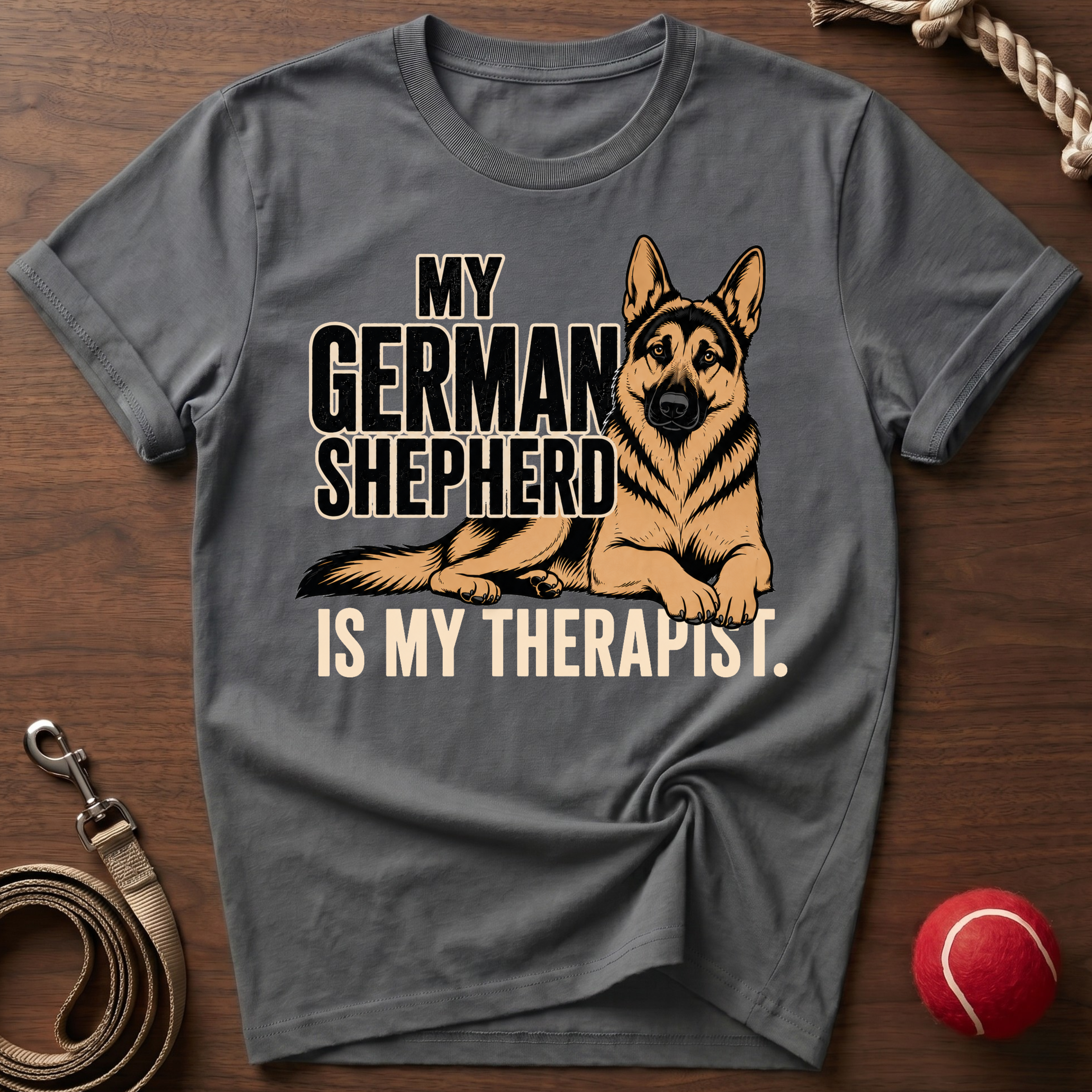 My German Shepherd Is My Therapist T-Shirt