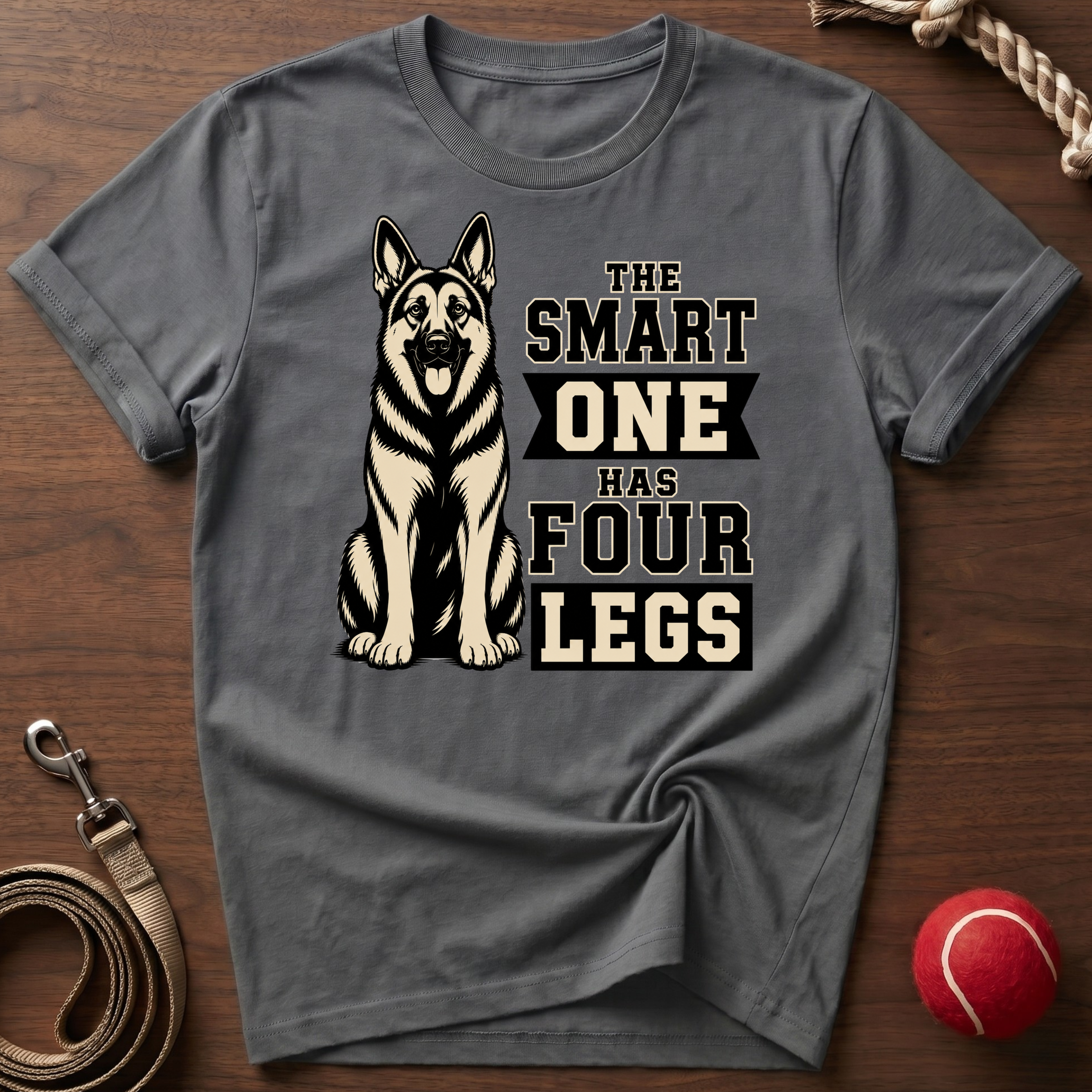 The Smart One Has Four Legs T-Shirt