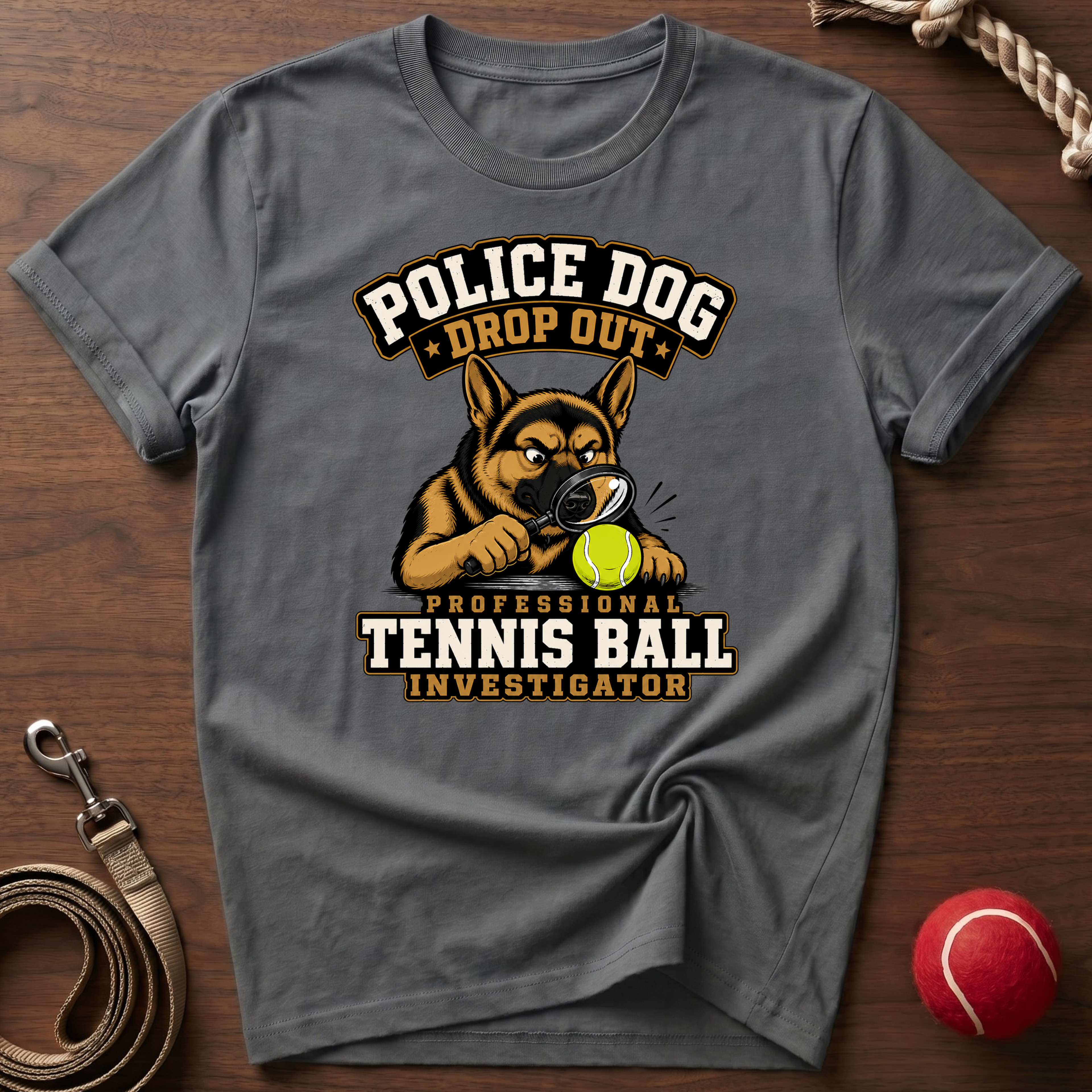 Police Dog Drop Out T-Shirt