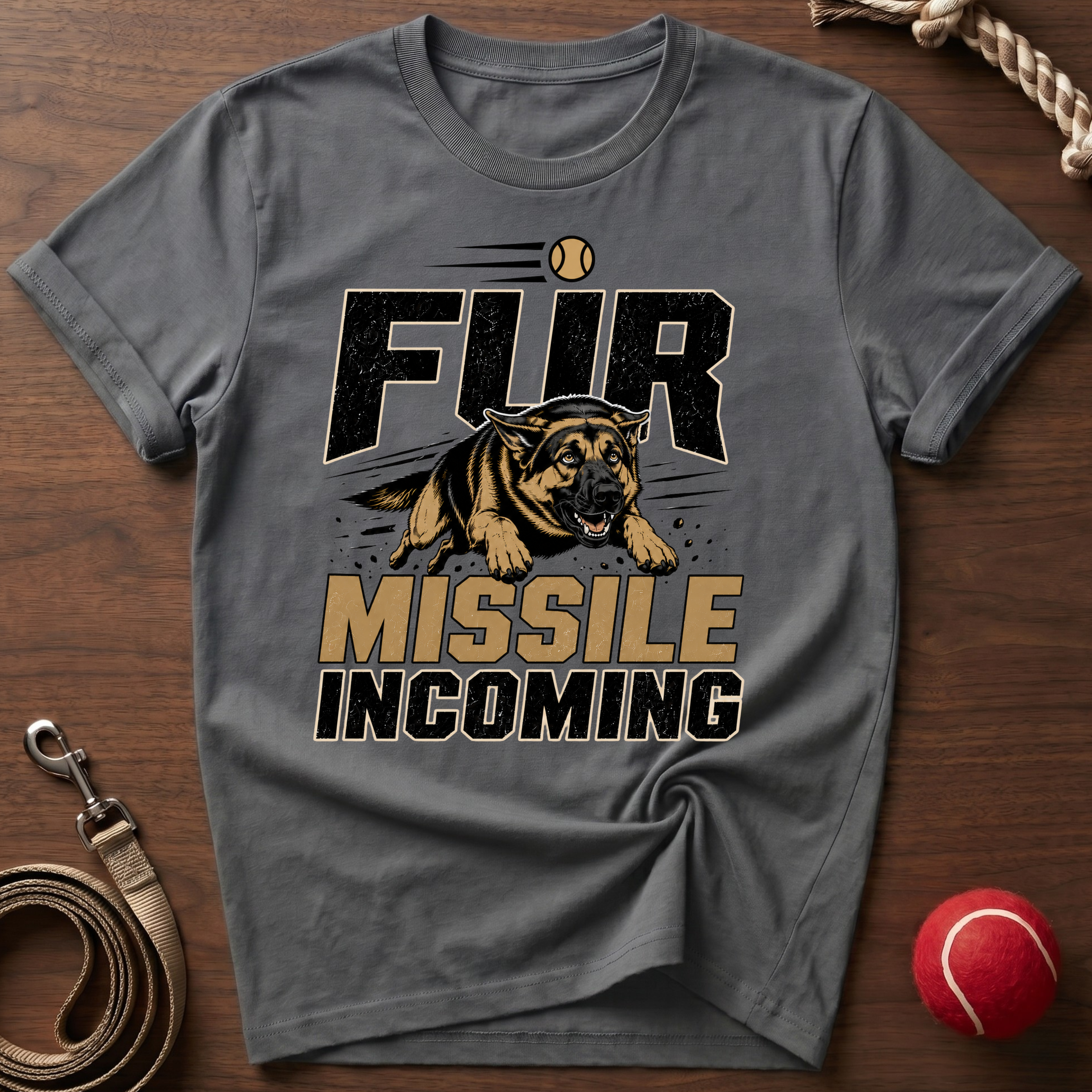 Fur Missile Incoming T-Shirt