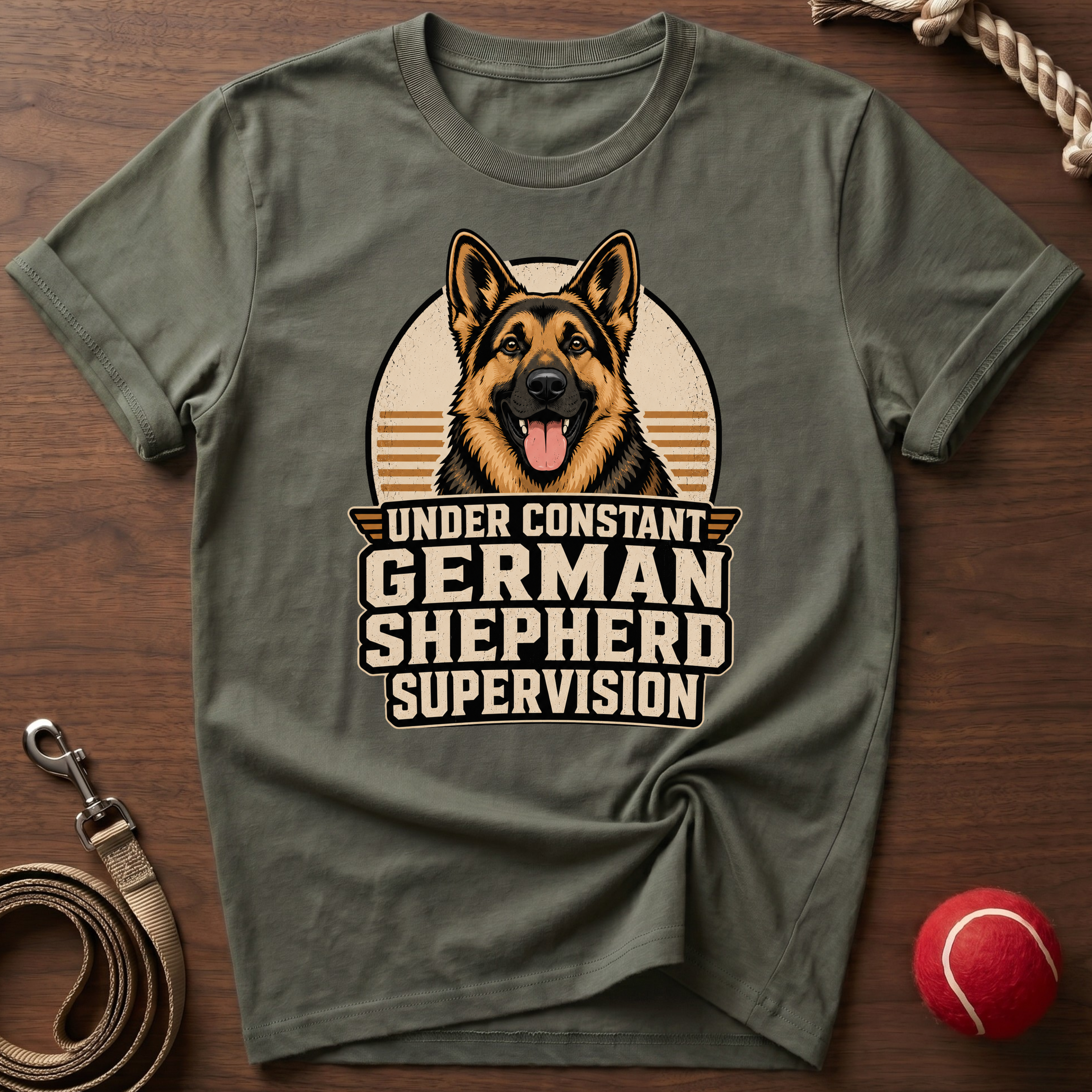 Constant German Shepherd Supervision T-Shirt