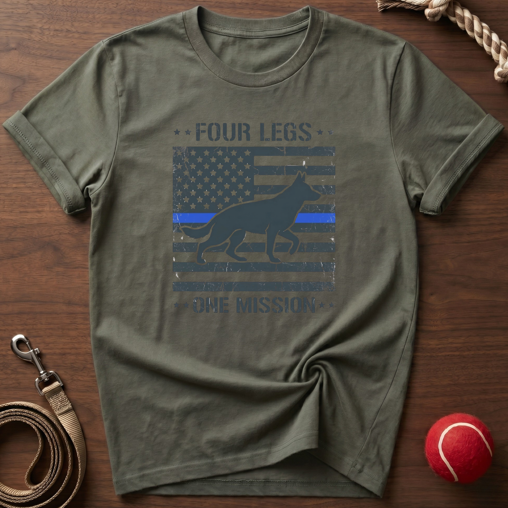 Blue Line. One Mission T-Shirt