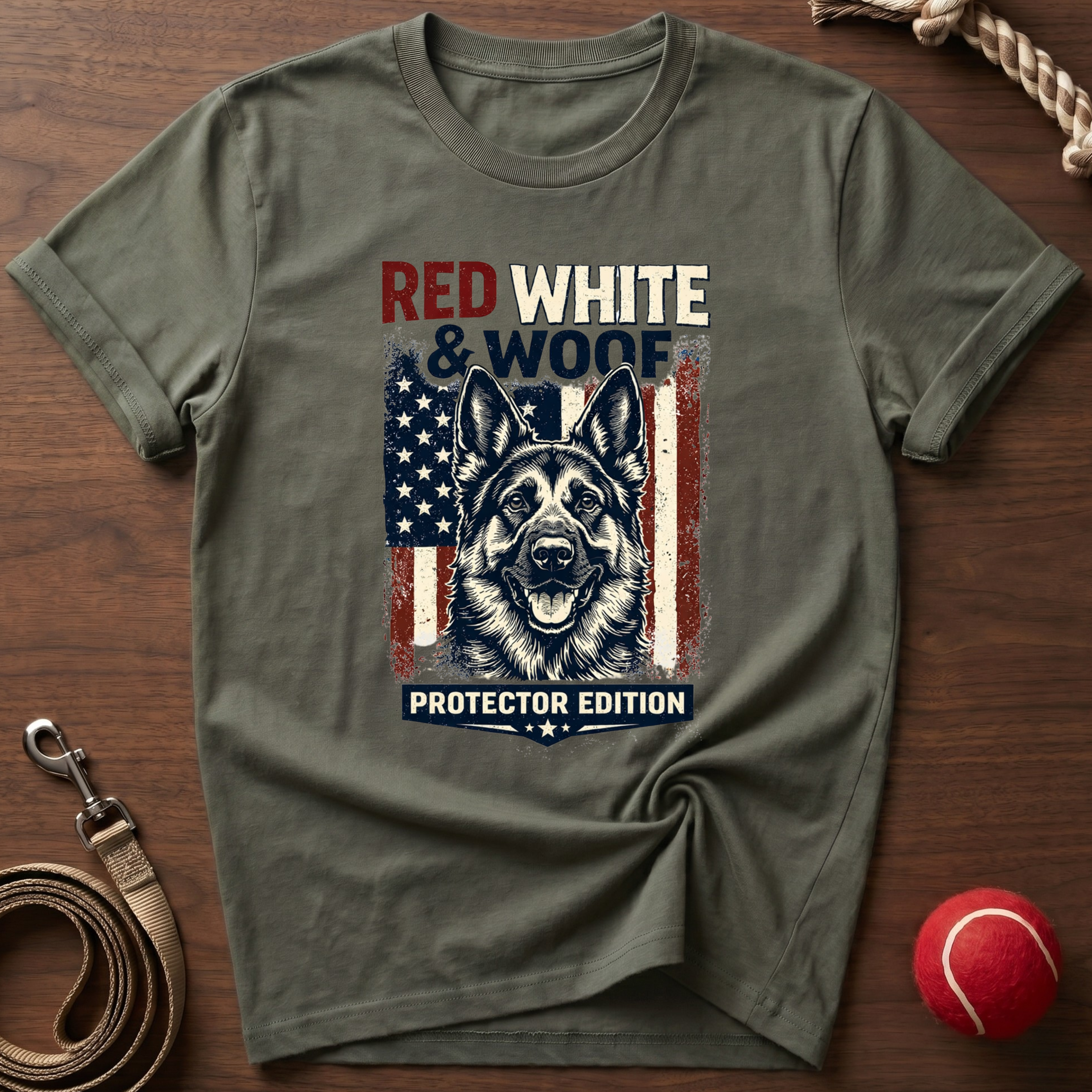 Red, White & Woof T-Shirt