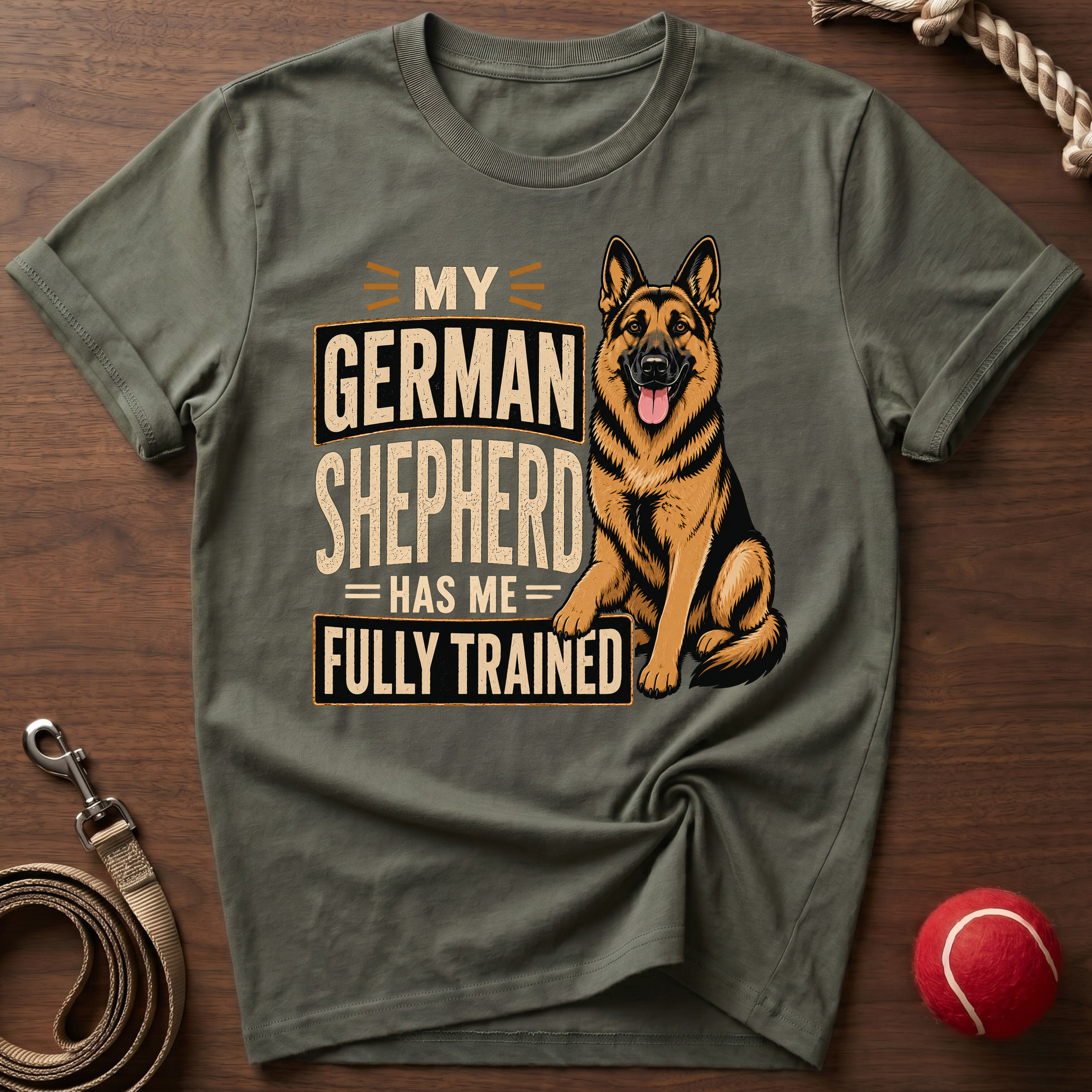My Shepherd Has Me Fully Trained T-Shirt