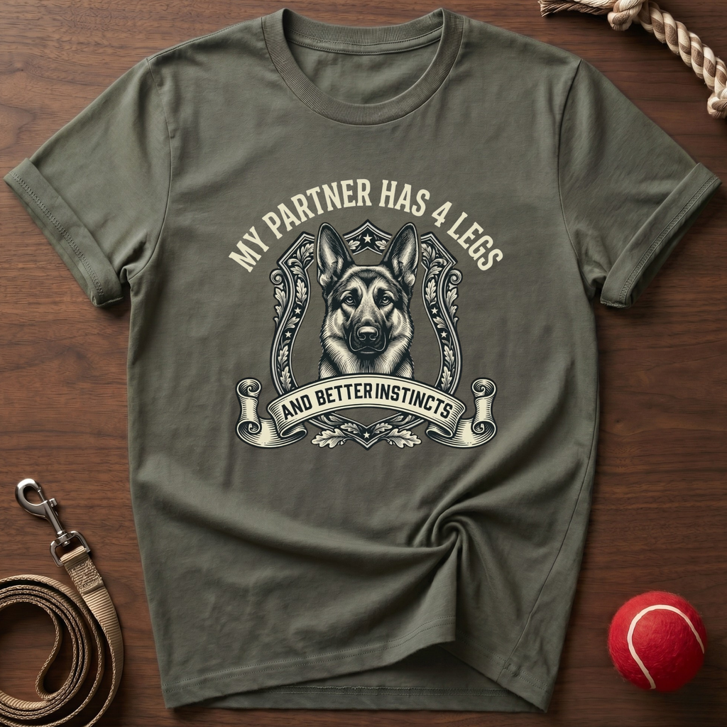 My Partner Has 4 Legs T-Shirt