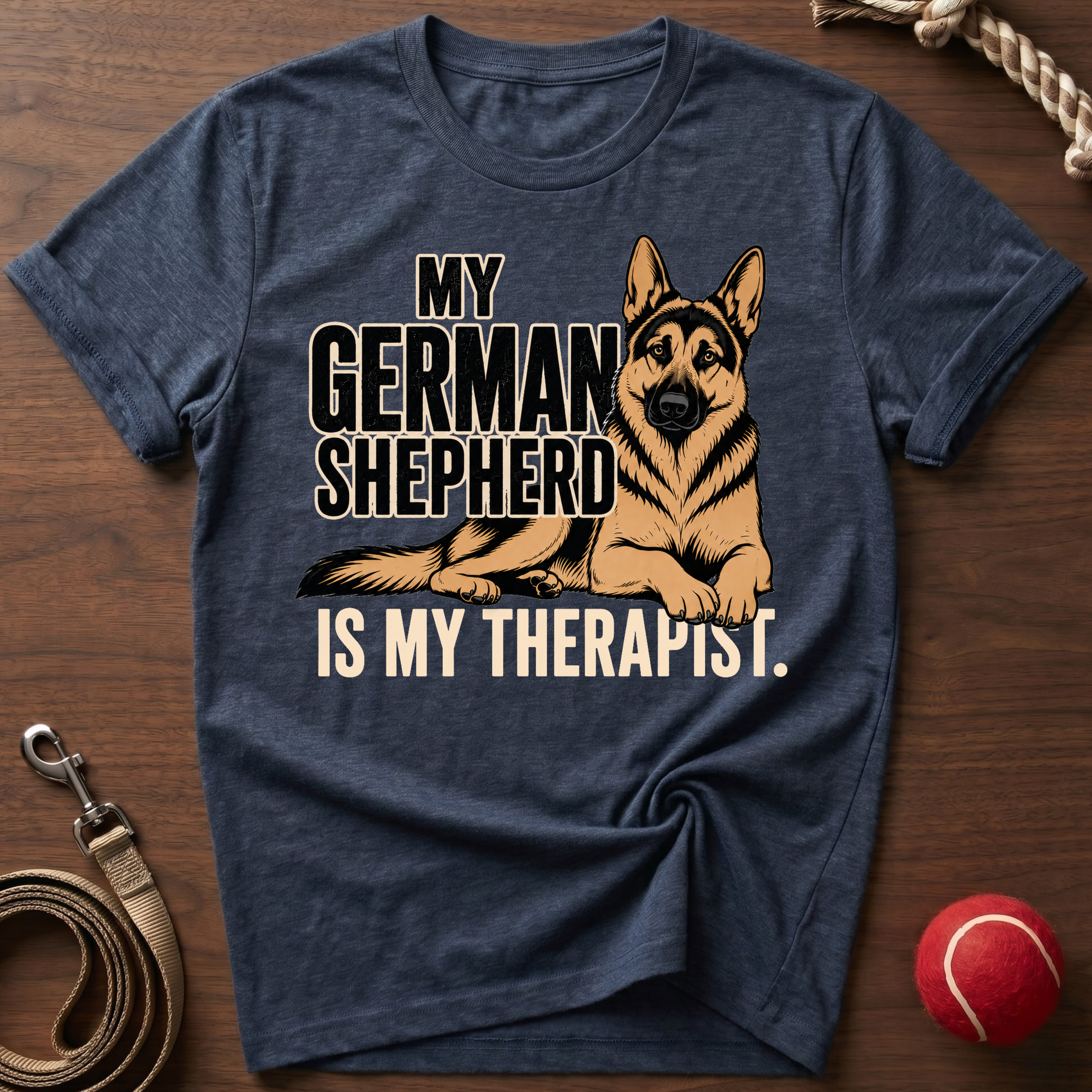 My German Shepherd Is My Therapist T-Shirt