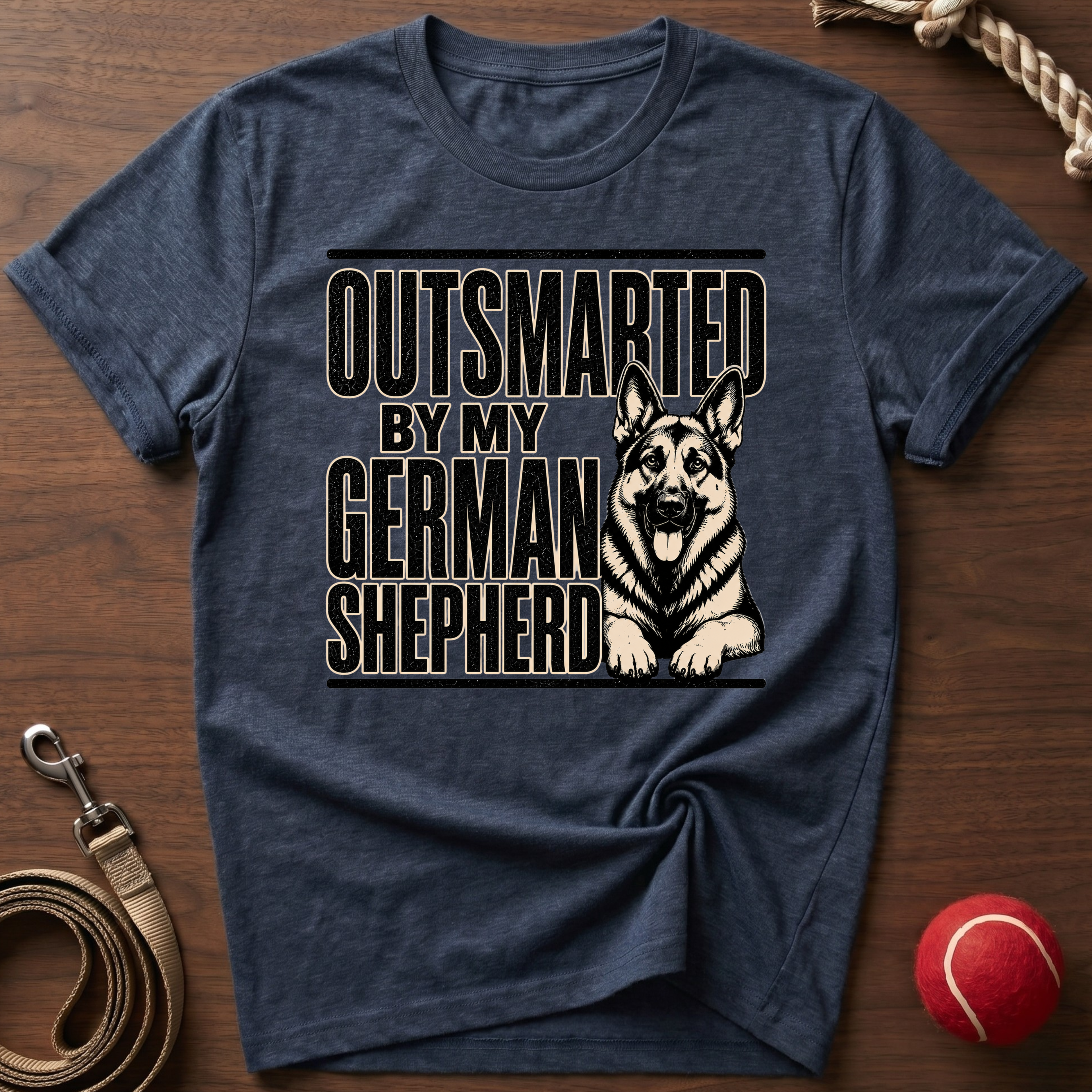 Outsmarted By My German Shepherd T-Shirt
