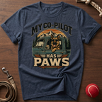 My Co-Pilot Has Paws T-Shirt