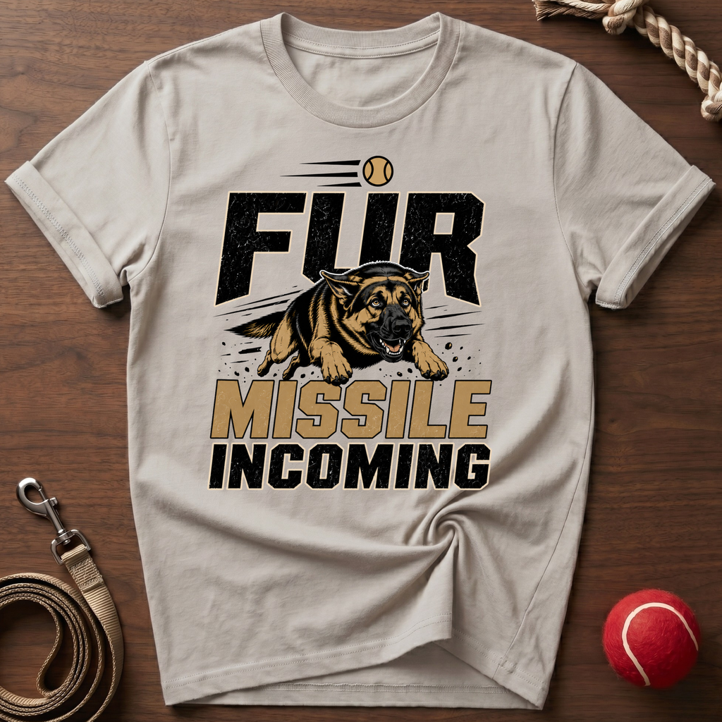 Fur Missile Incoming T-Shirt