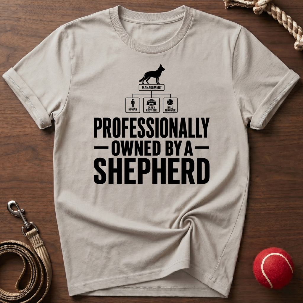 Professionally Owned By A Shepherd T-Shirt