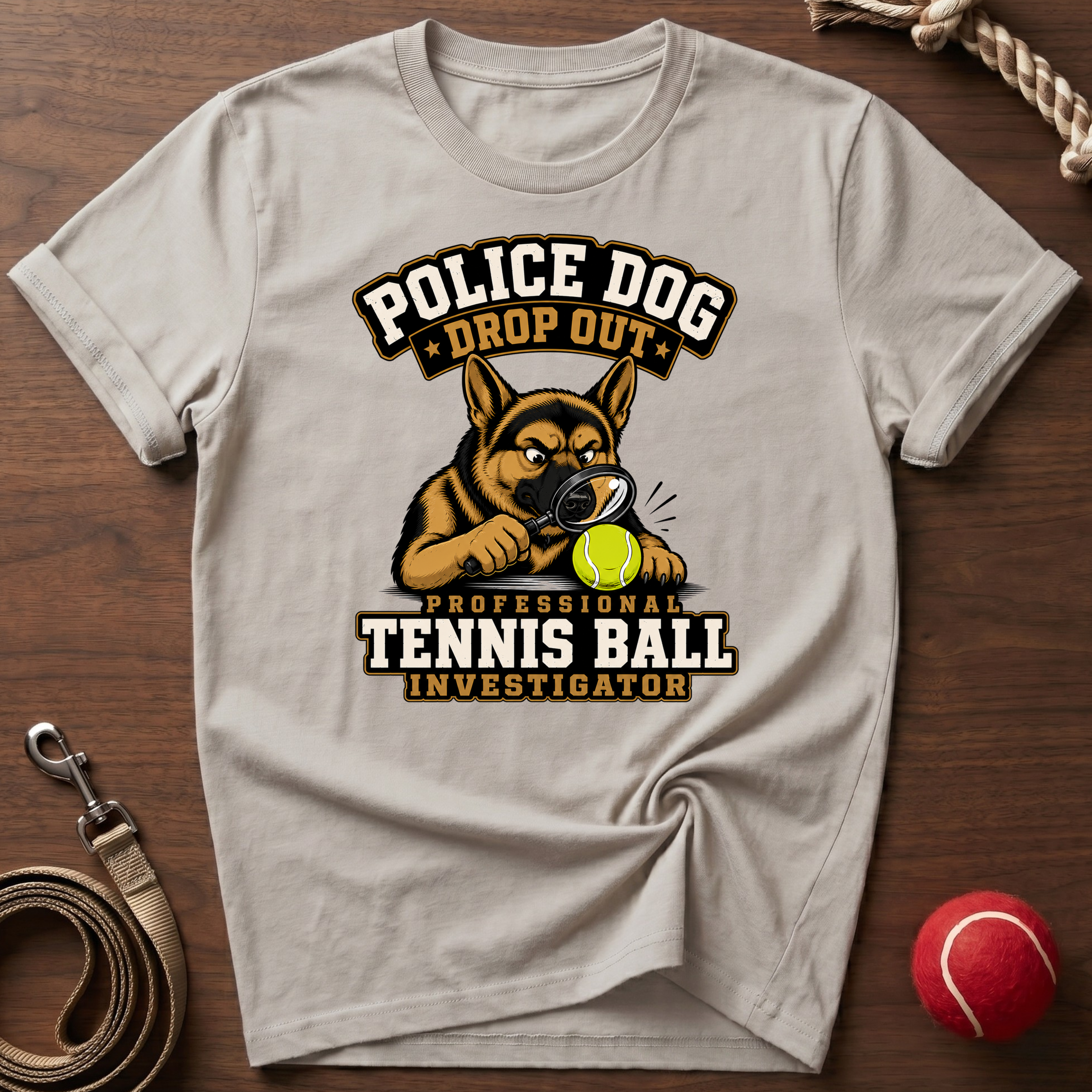 Police Dog Drop Out T-Shirt
