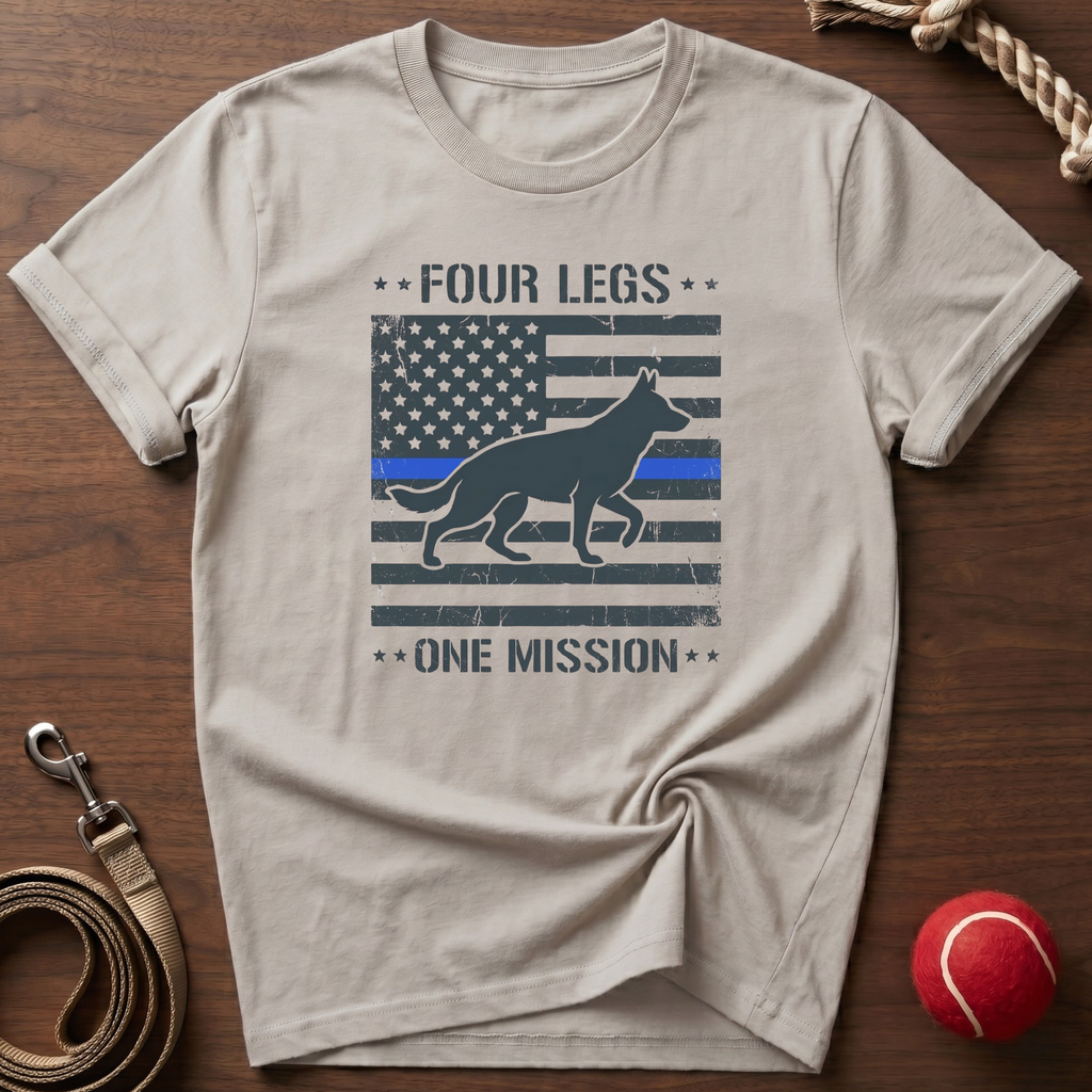 Blue Line. One Mission T-Shirt