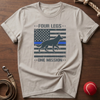 Blue Line. One Mission T-Shirt