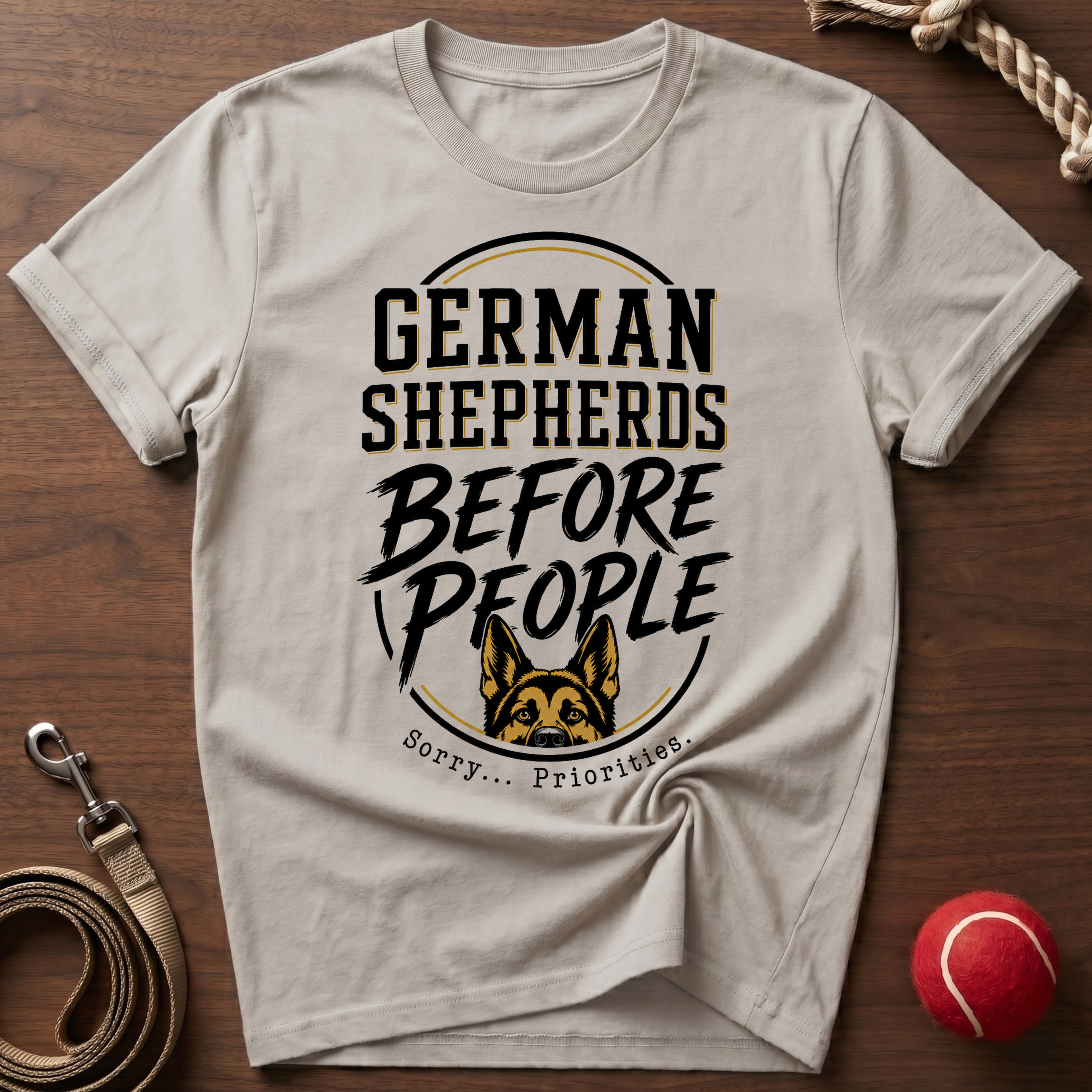 German Shepherds Before People T-Shirt