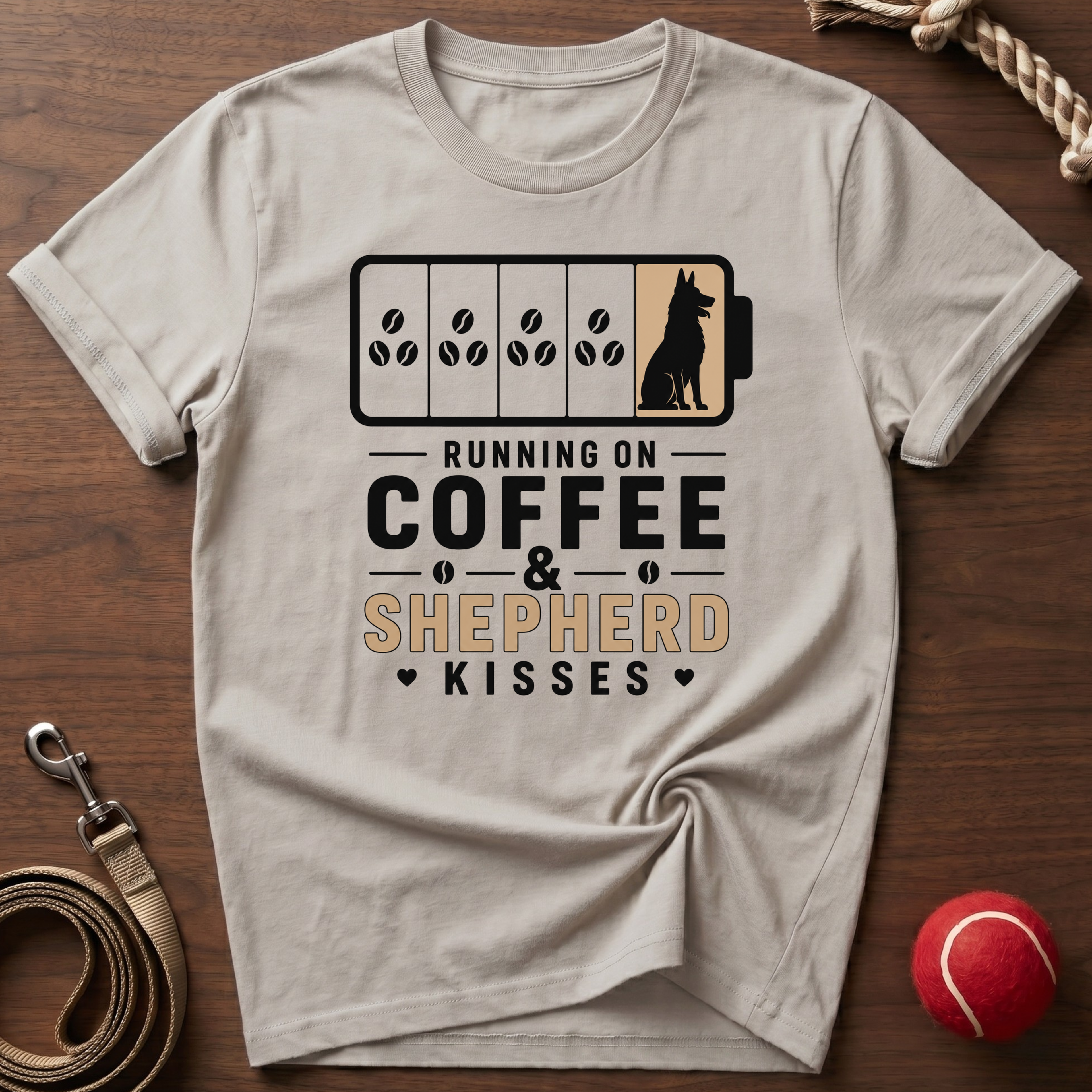 Running On Coffee & Shepherd Kisses T-Shirt