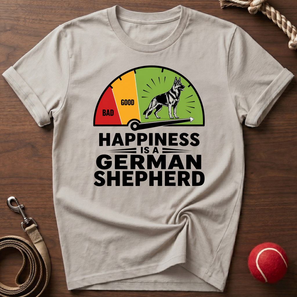 Happiness Is A German Shepherd T-Shirt
