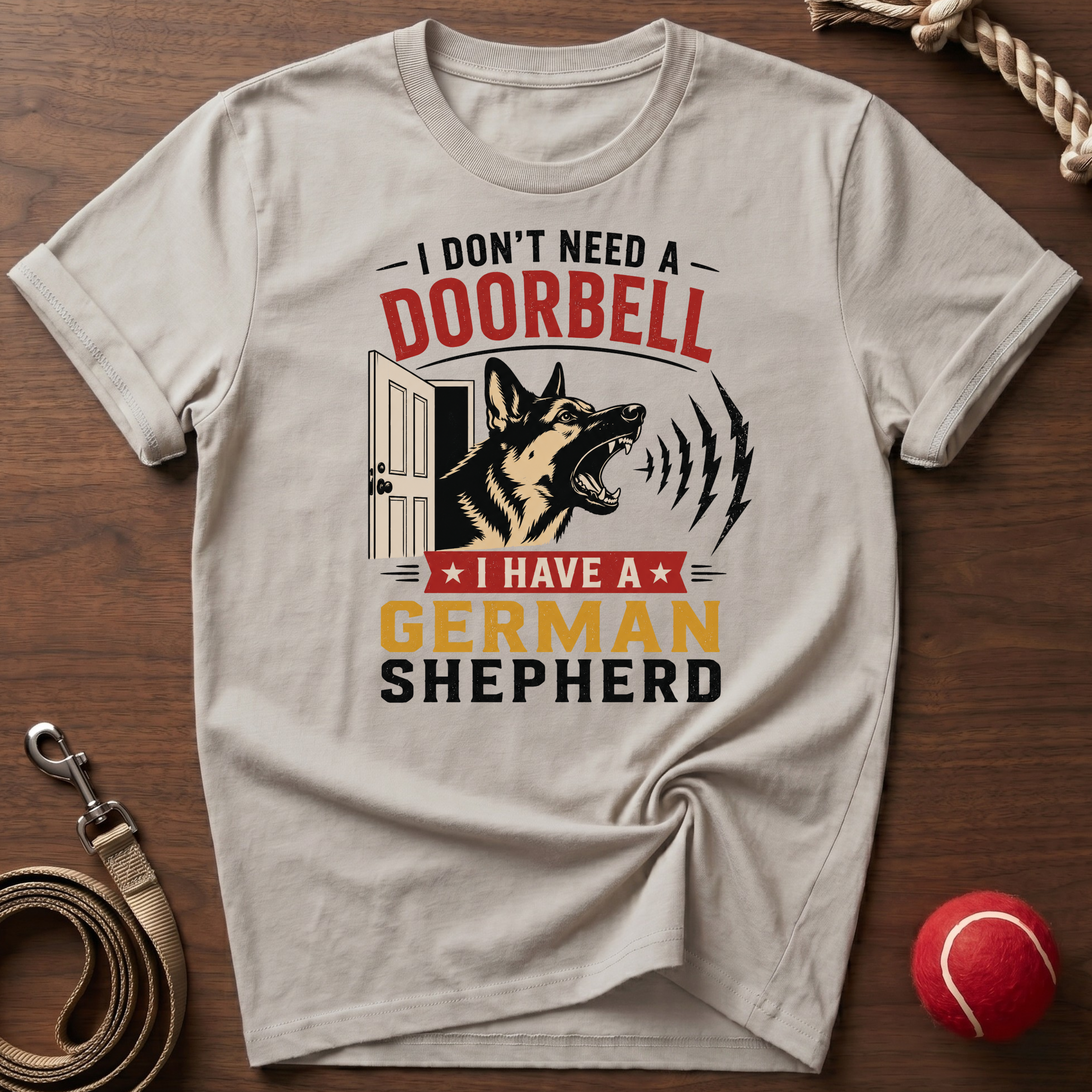 Doorbell: German Shepherd T-Shirt