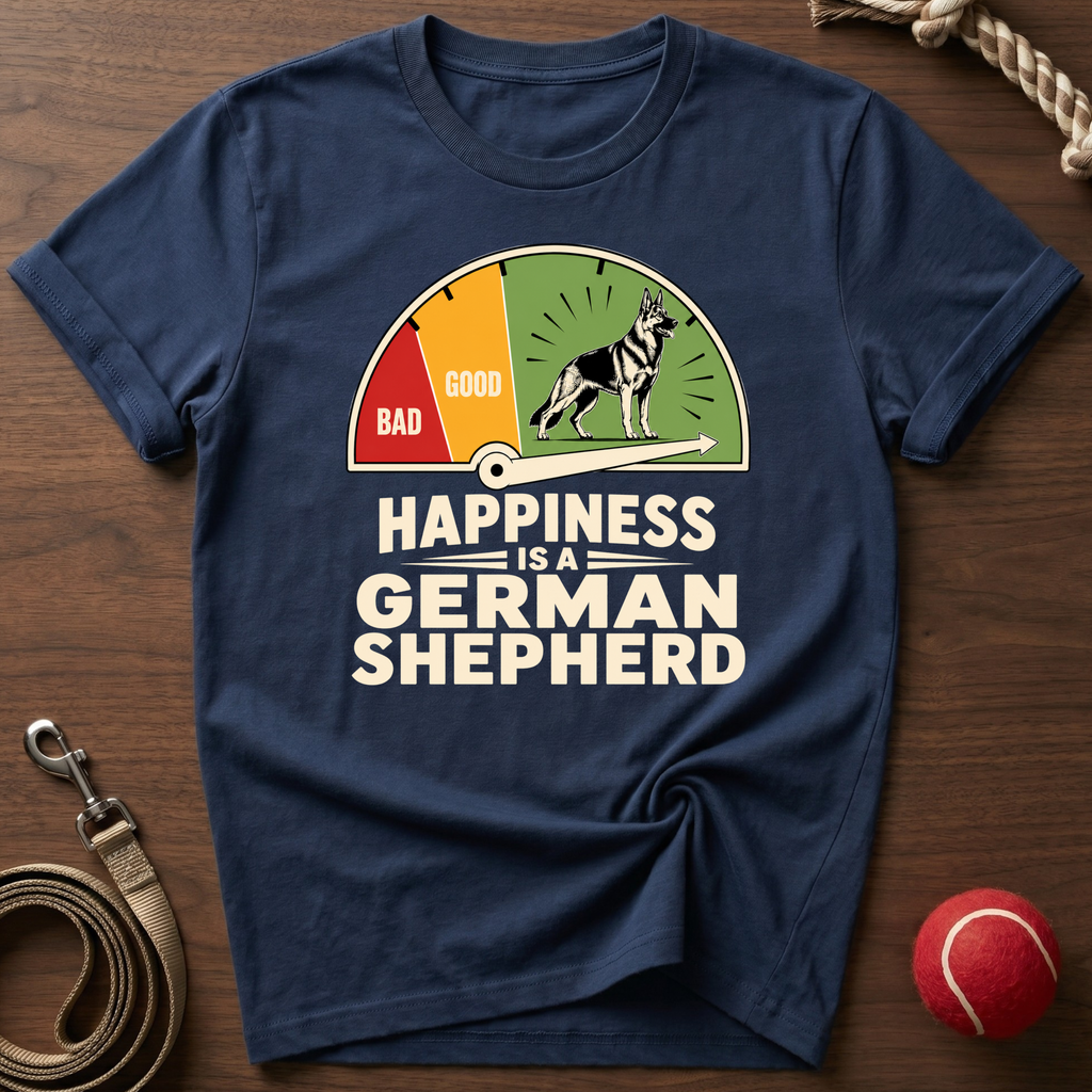 Happiness Is A German Shepherd T-Shirt