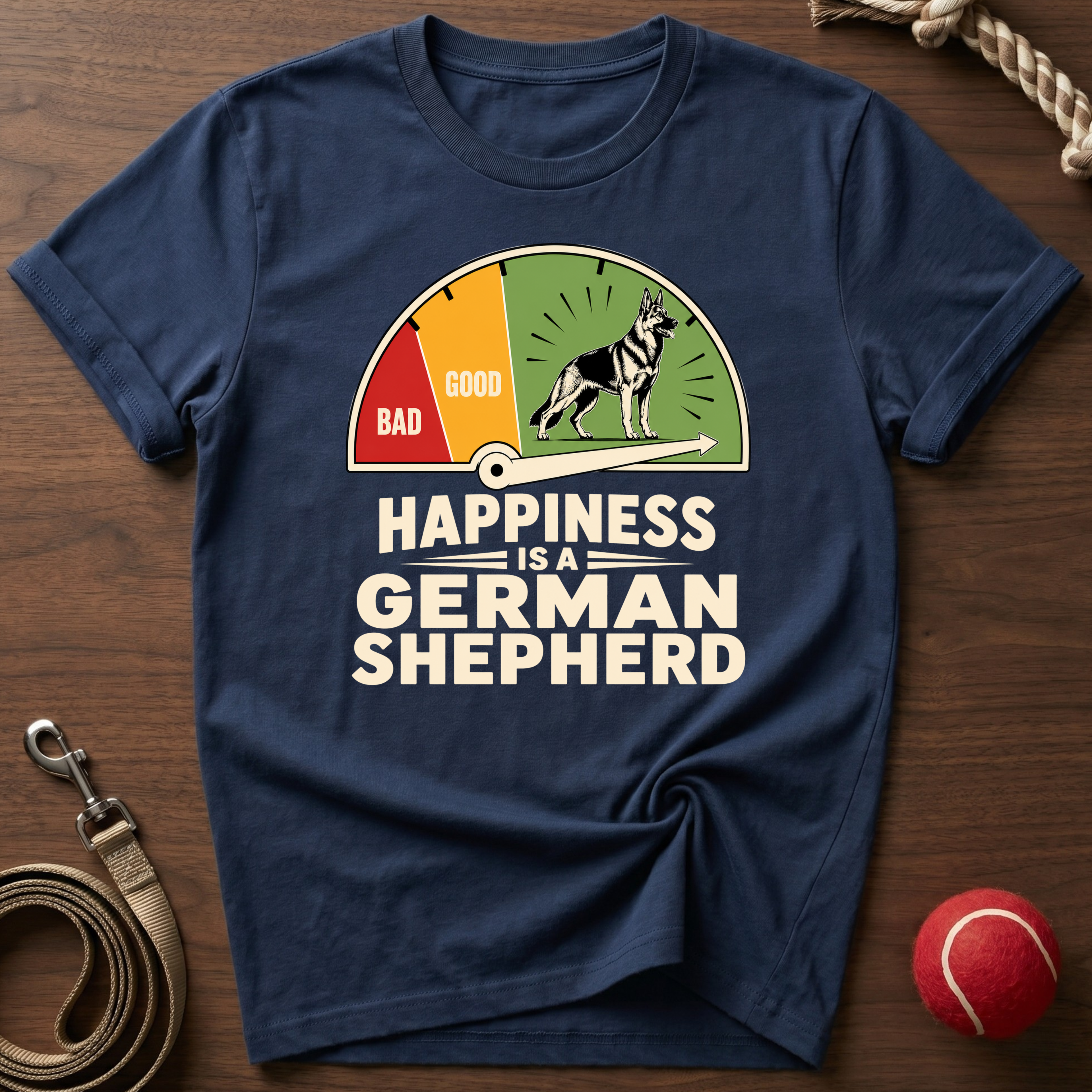 Happiness Is A German Shepherd T-Shirt