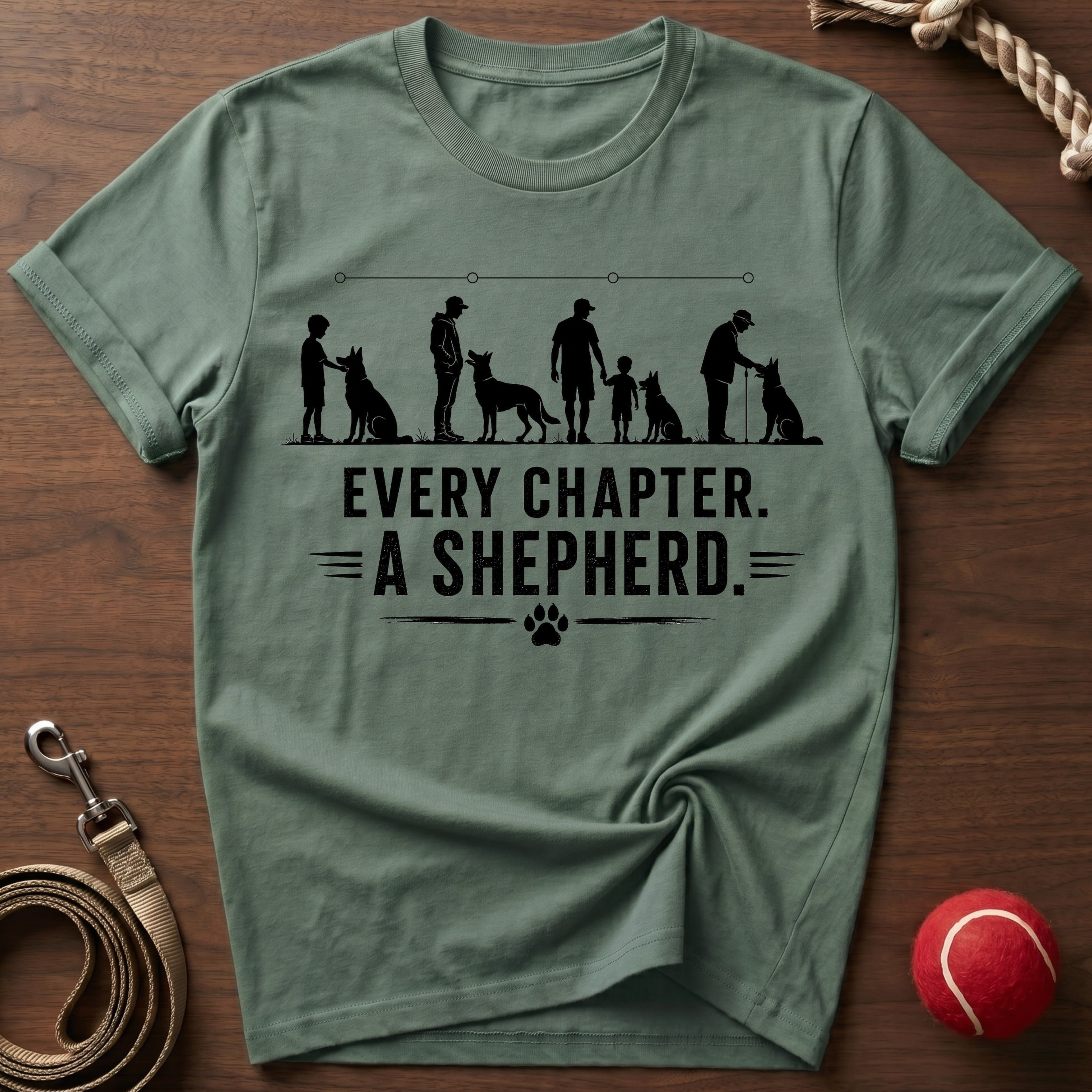 Every Chapter. A Shepherd T-Shirt