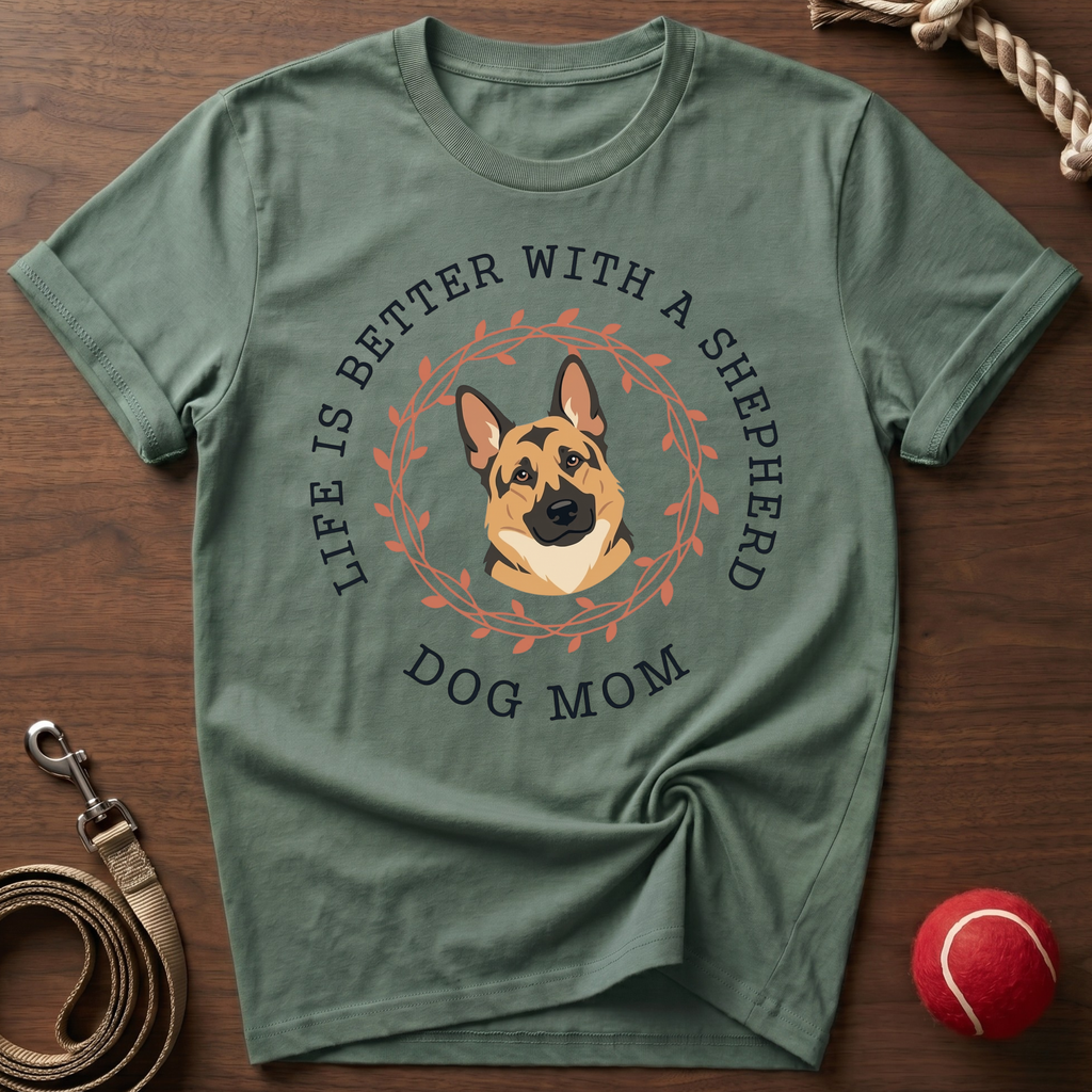 Better with a GSD T-Shirt