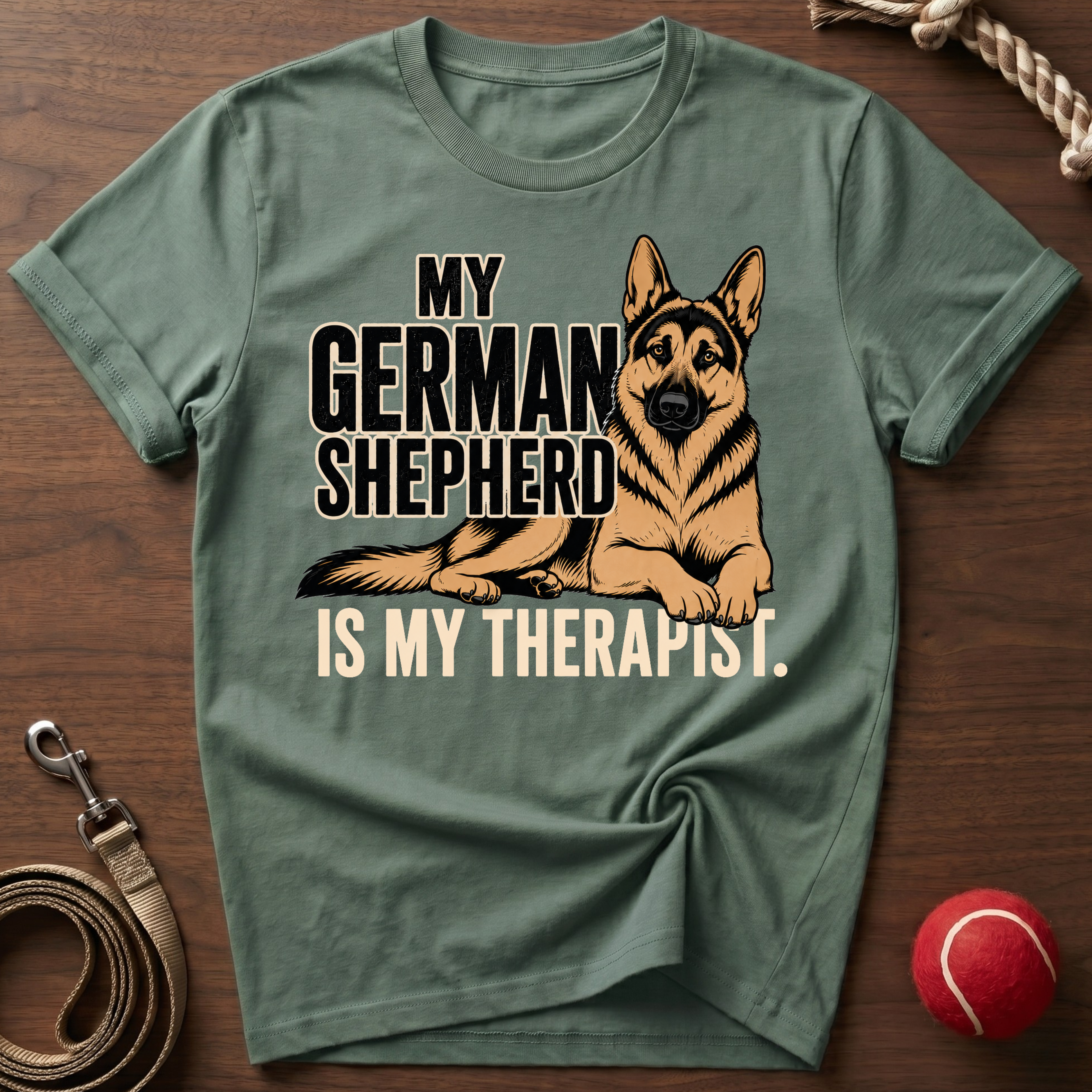 My German Shepherd Is My Therapist T-Shirt