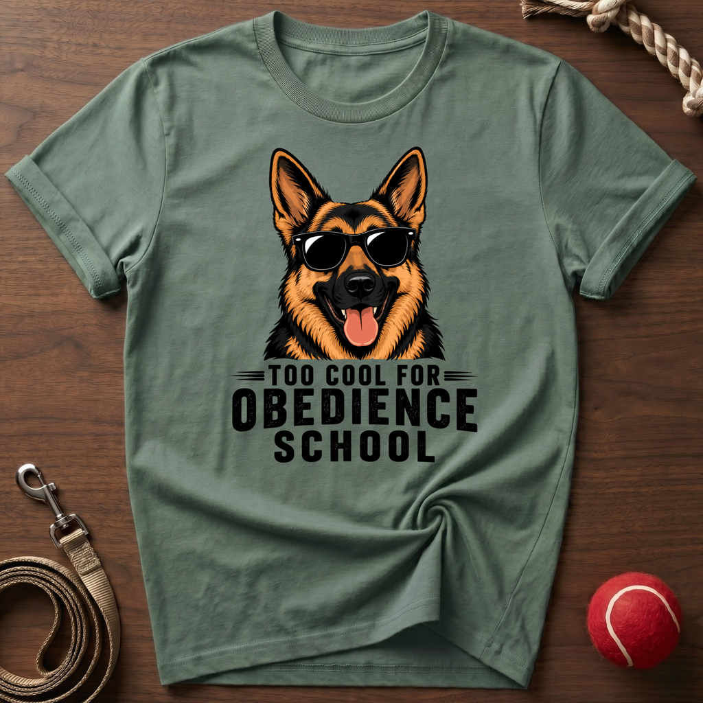 Too Cool For Obedience School T-Shirt
