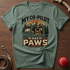 My Co-Pilot Has Paws T-Shirt