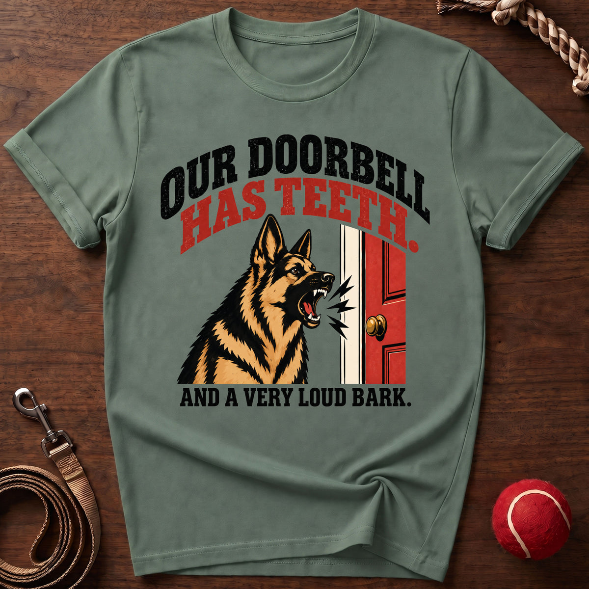 Our Doorbell Has Teeth T-Shirt