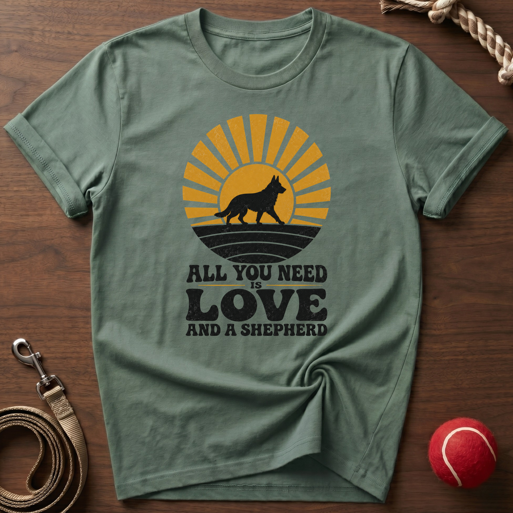 All You Need Is Love And A Shepherd T-Shirt