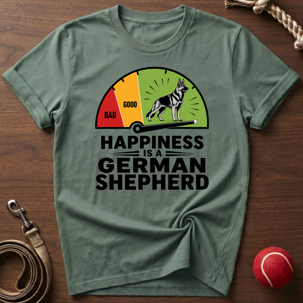 Happiness Is A German Shepherd T-Shirt