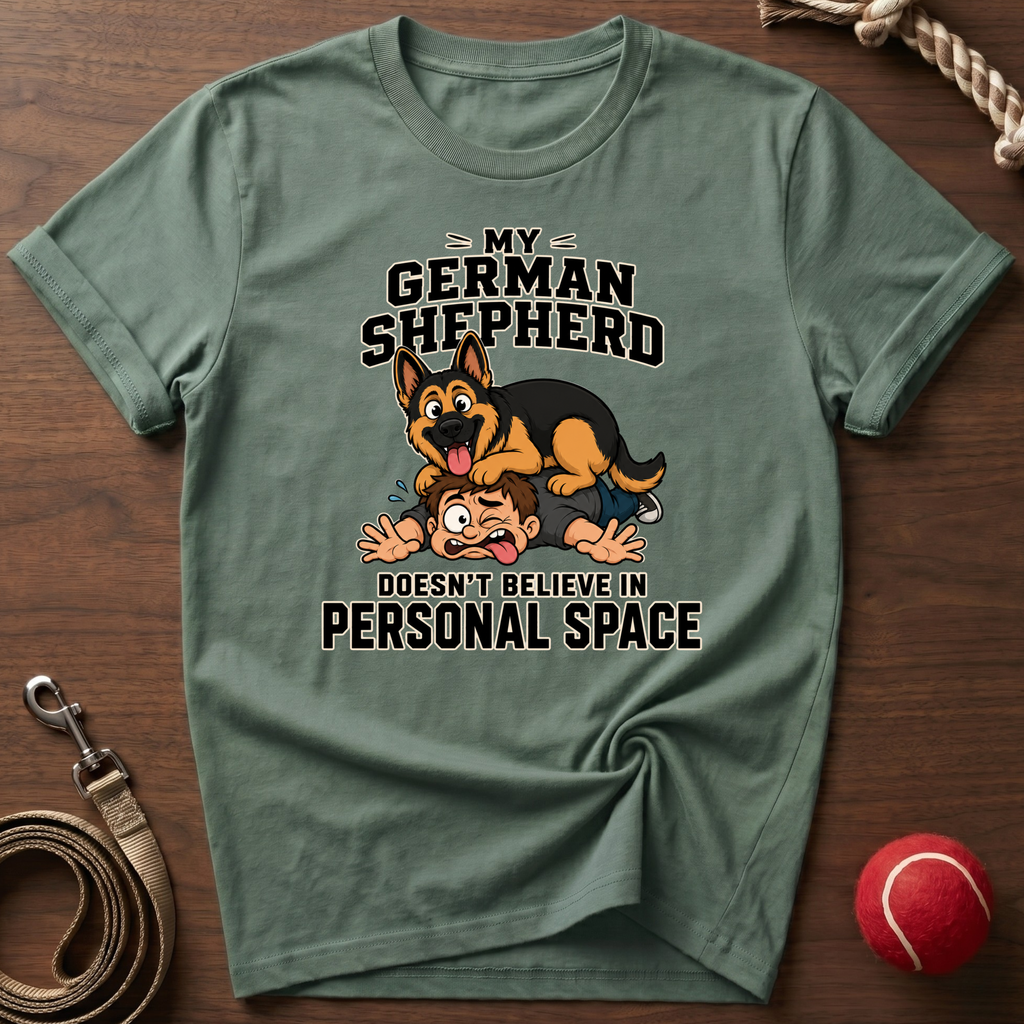 My Shepherd Doesn't Believe In Personal Space T-Shirt