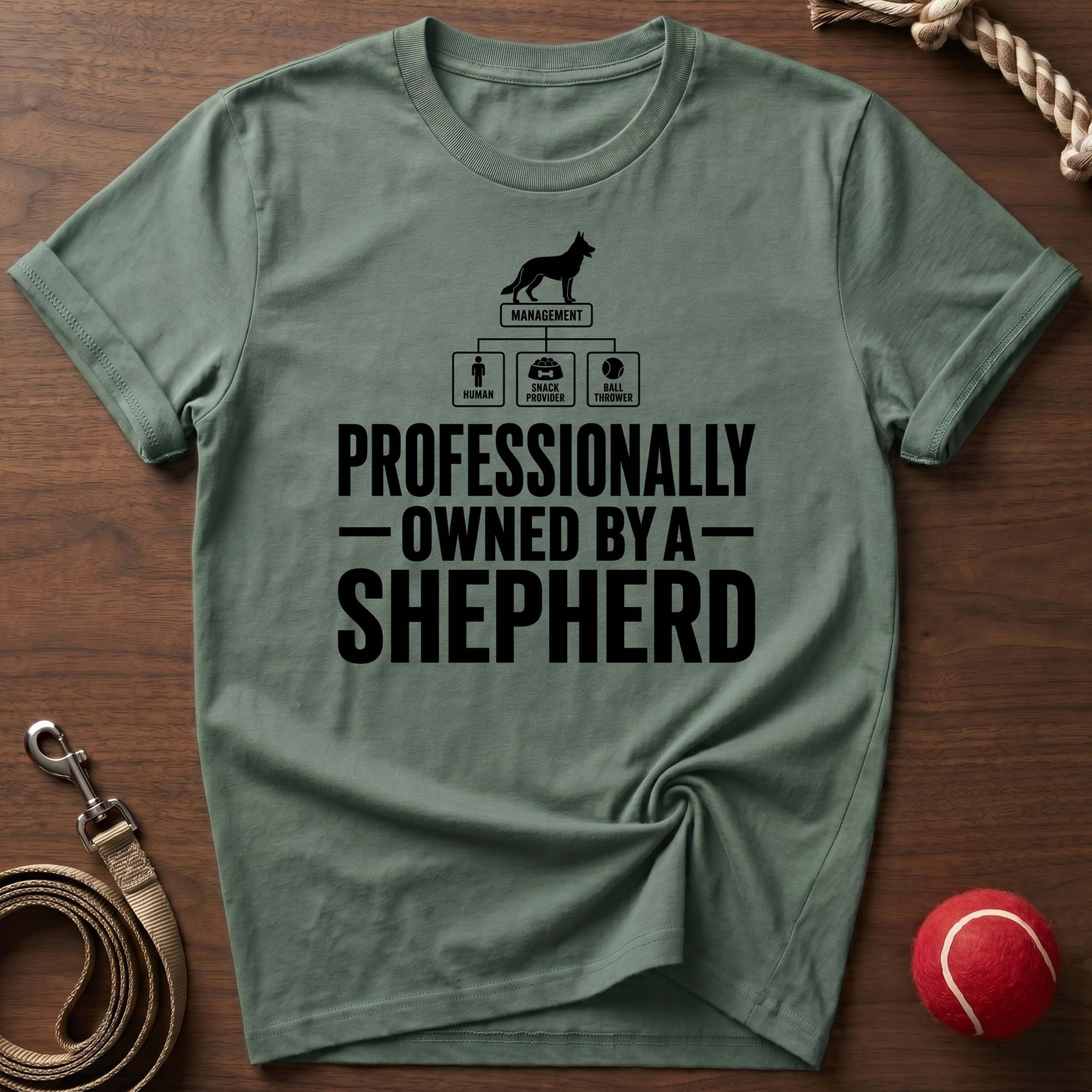 Professionally Owned By A Shepherd T-Shirt