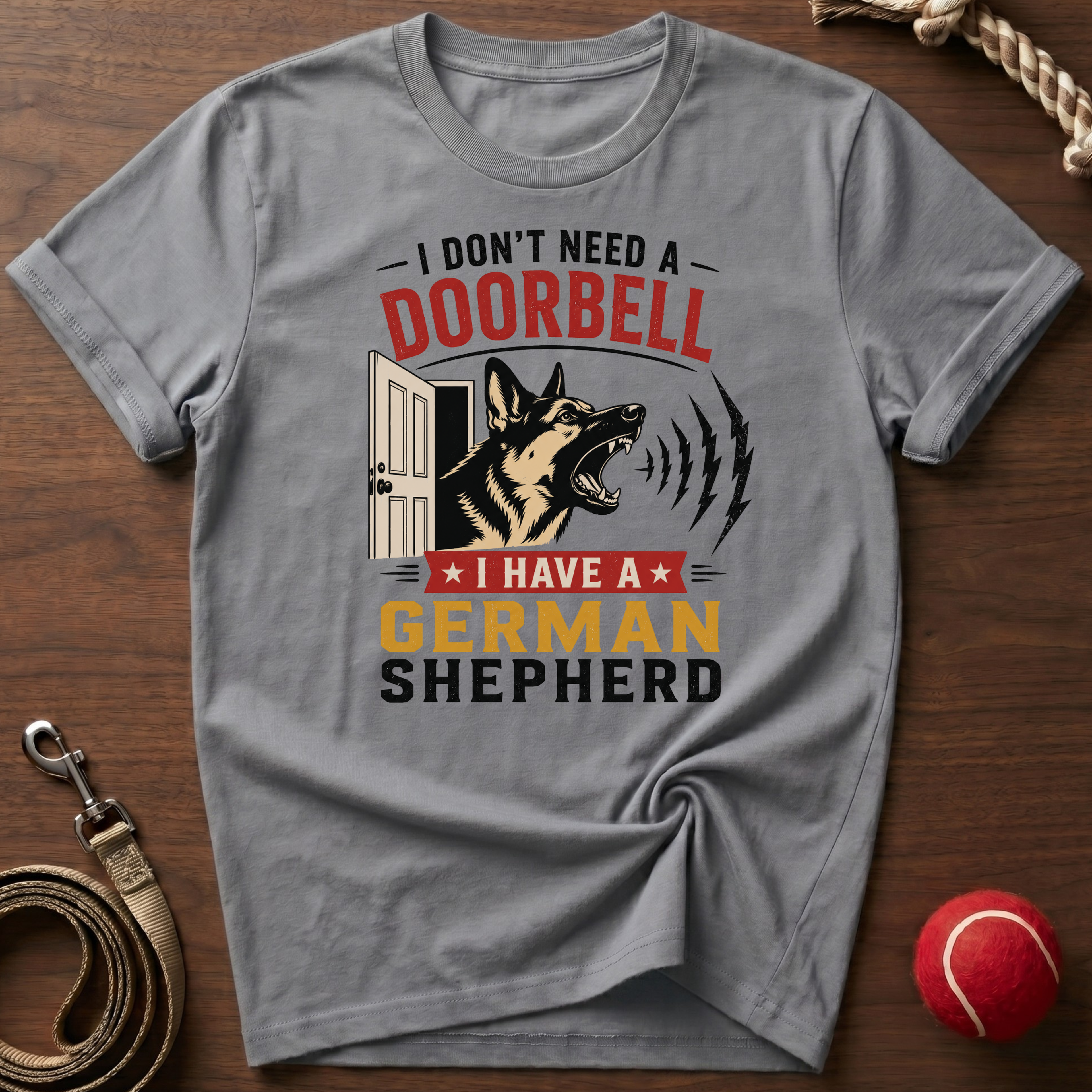 Doorbell: German Shepherd T-Shirt