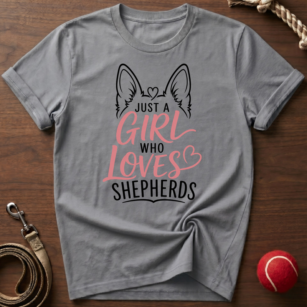 Just A Girl Who Loves Shepherds T-Shirt