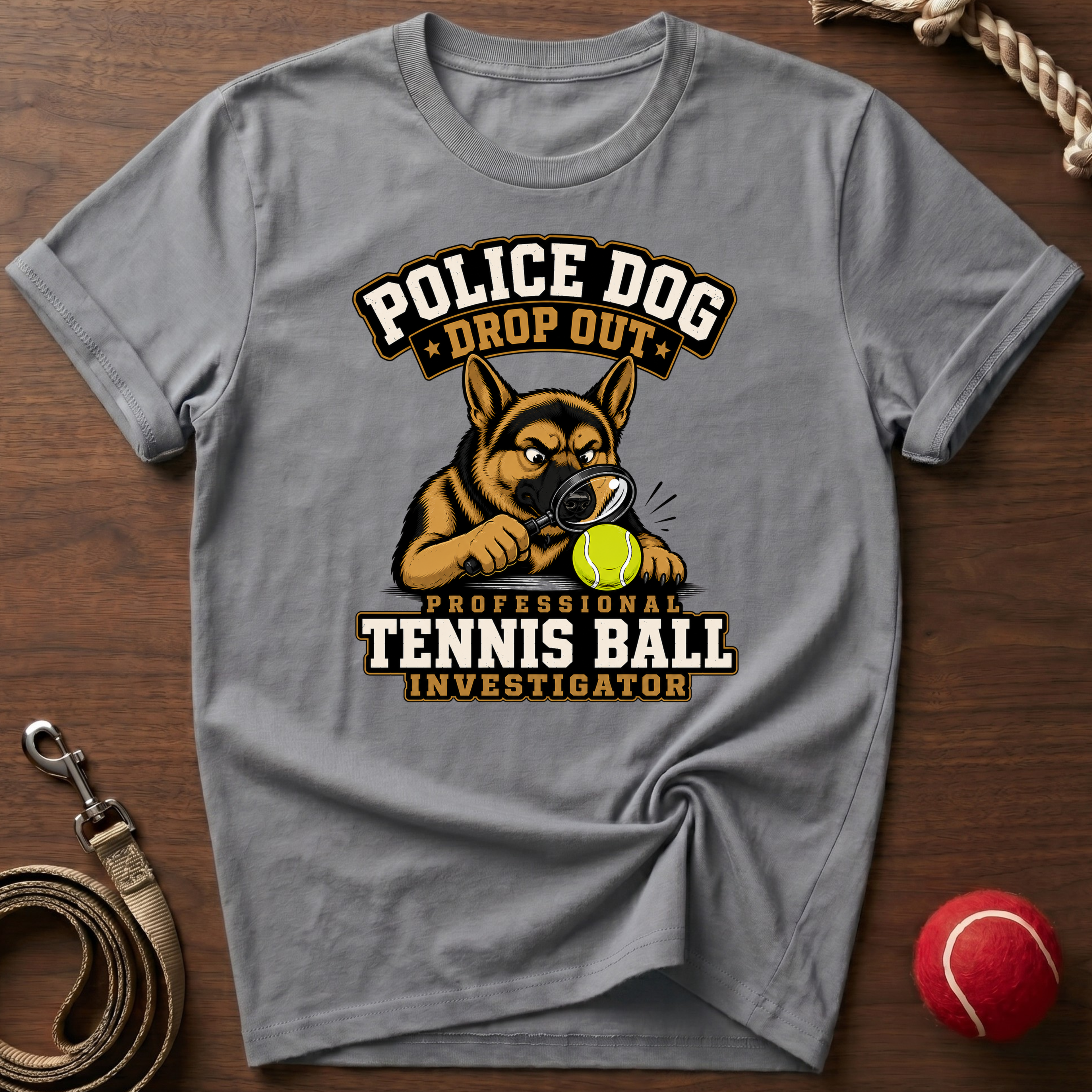 Police Dog Drop Out T-Shirt